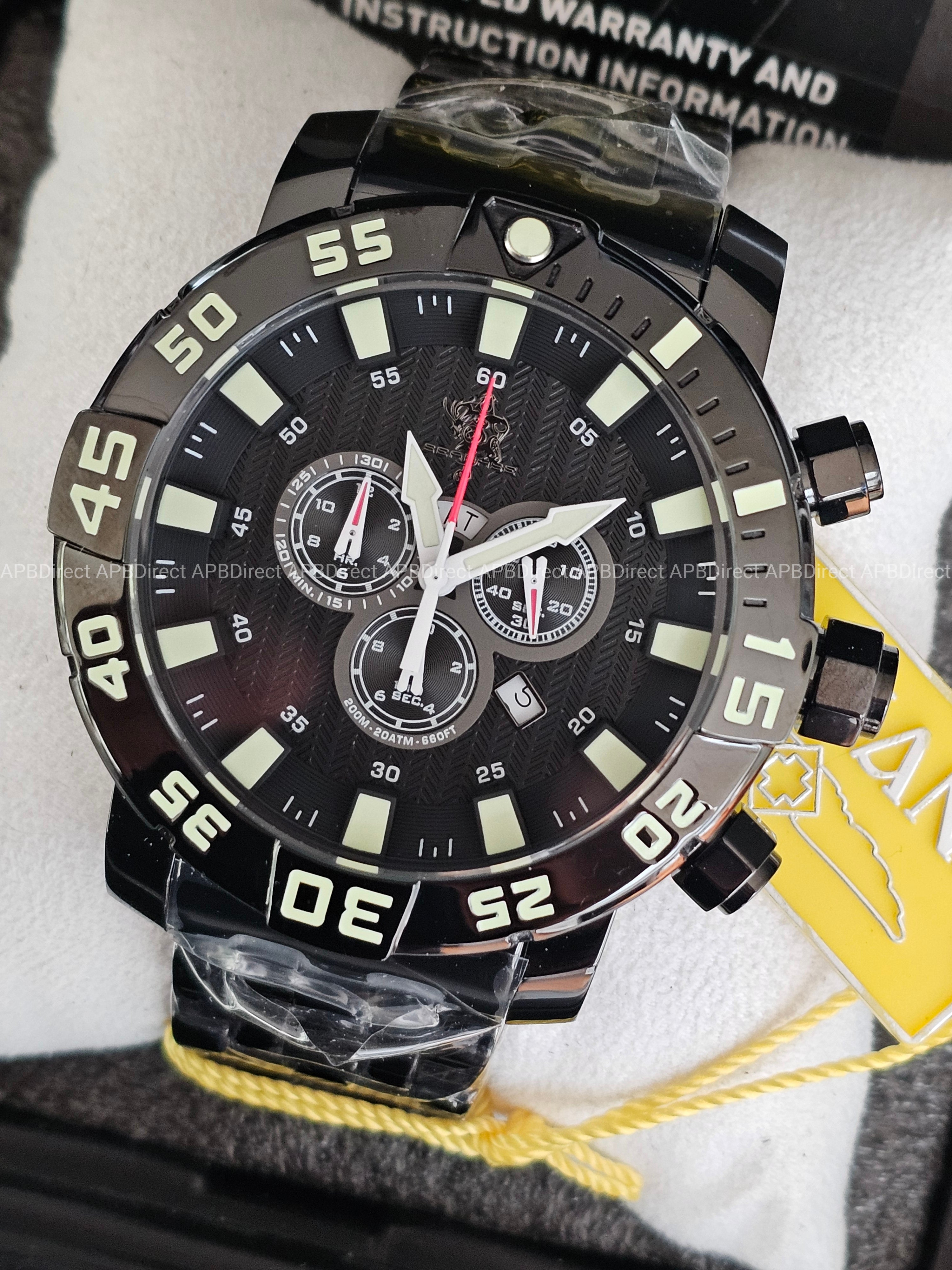Invicta - SEA BASE #79 Swiss 5050.E Limited Edition 53mm - LUME - mens watch