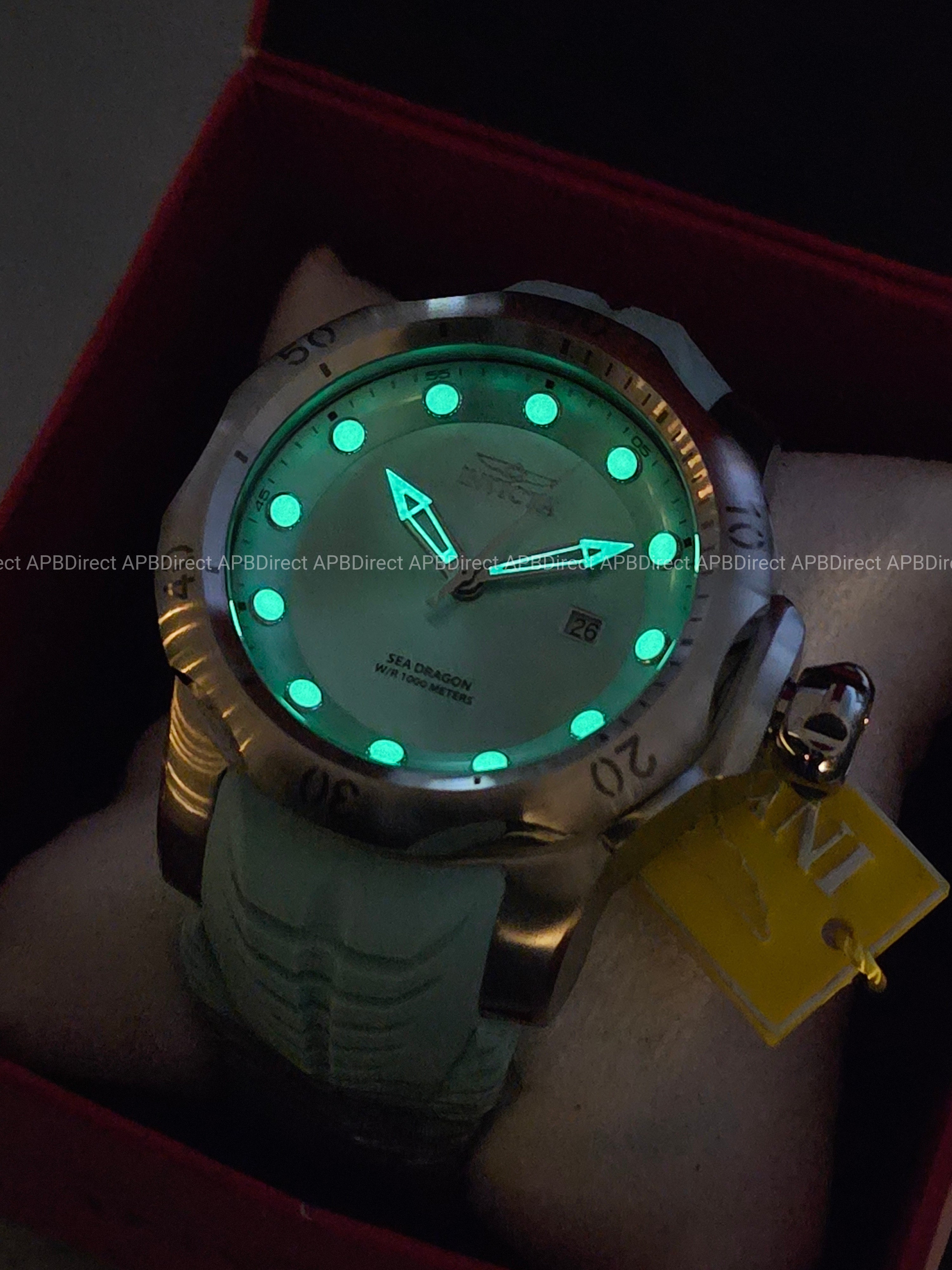 Invicta - VENOM - Sea DRAGON 💧  1000m WR Swiss 515 - Baby BLUE Mens watch