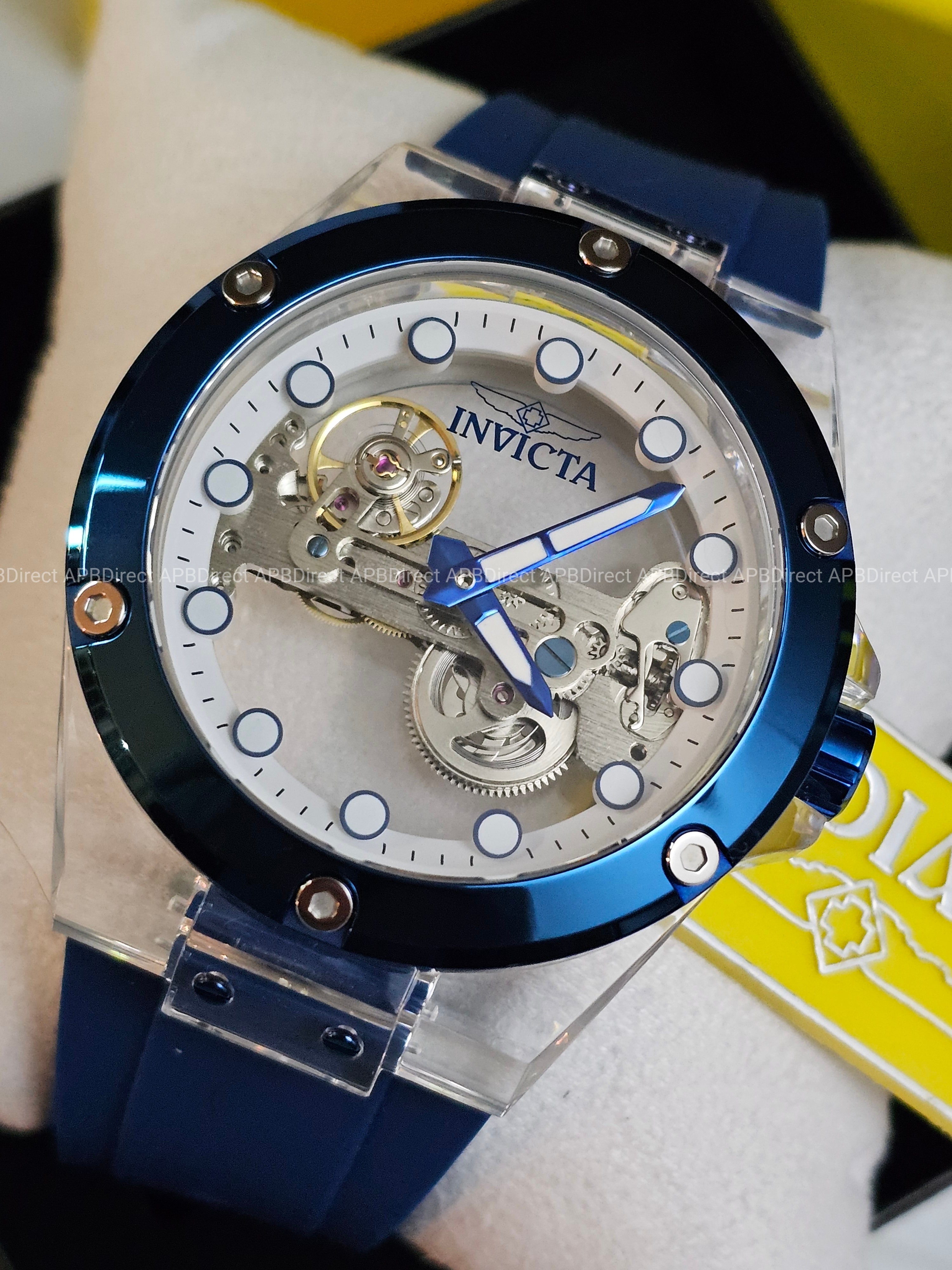 Invicta - Speedway - MECHANICAL - Ghost Bridge MVMNT - Skeleton - mens watch