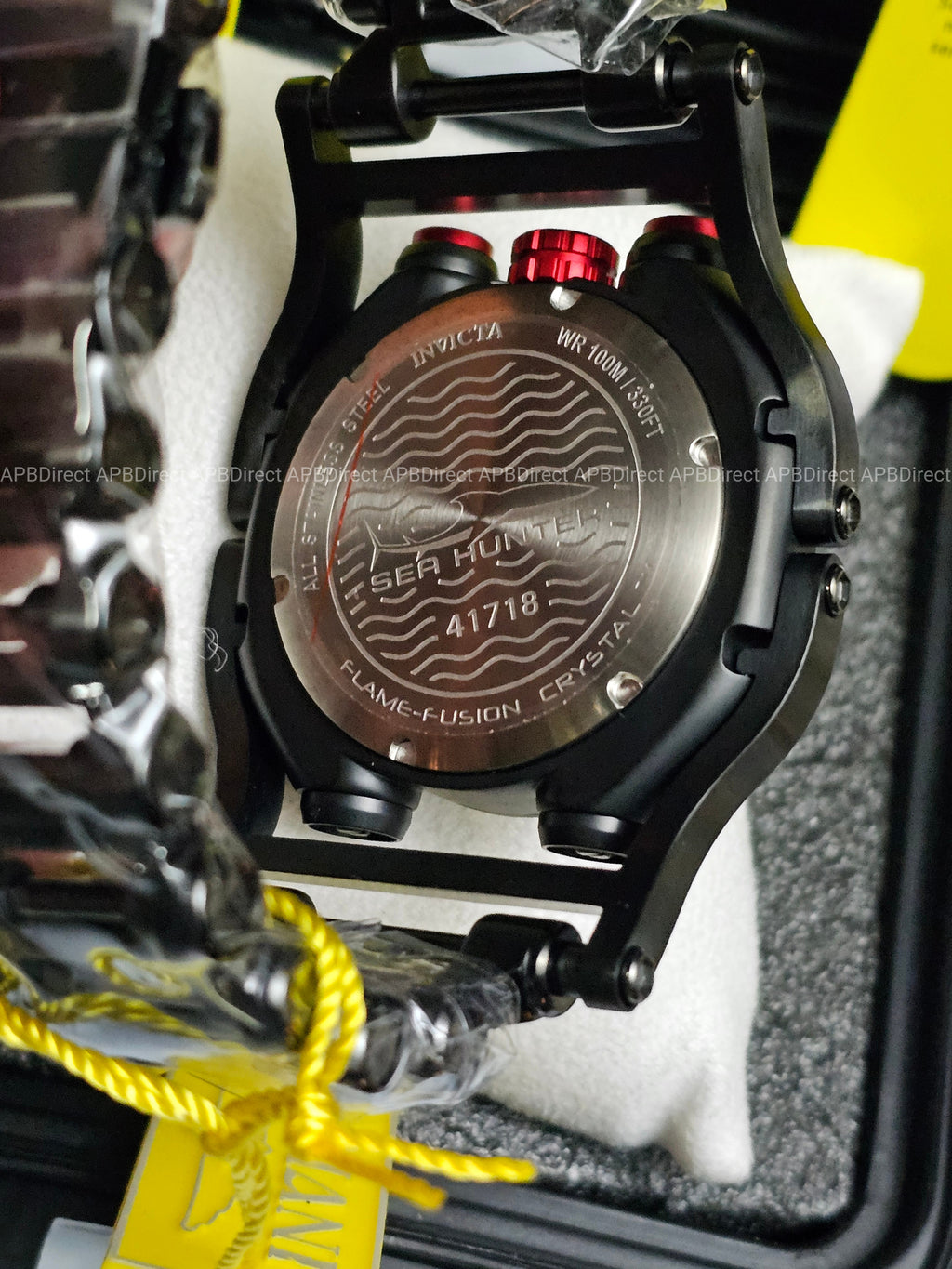 Invicta 🌊 SEA HUNTER - Hinged Case Spinning Dials - Chronograph mens watch