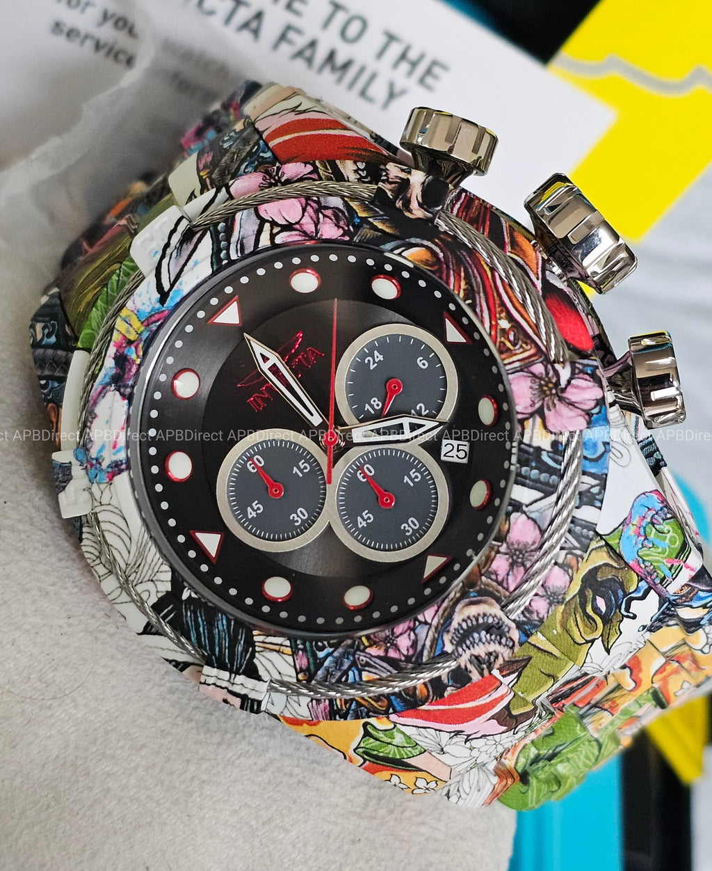 Invicta - Bolt  ZEUS - HYDROPLATED - Aqua Plated Chronograph - 53mm mens watch