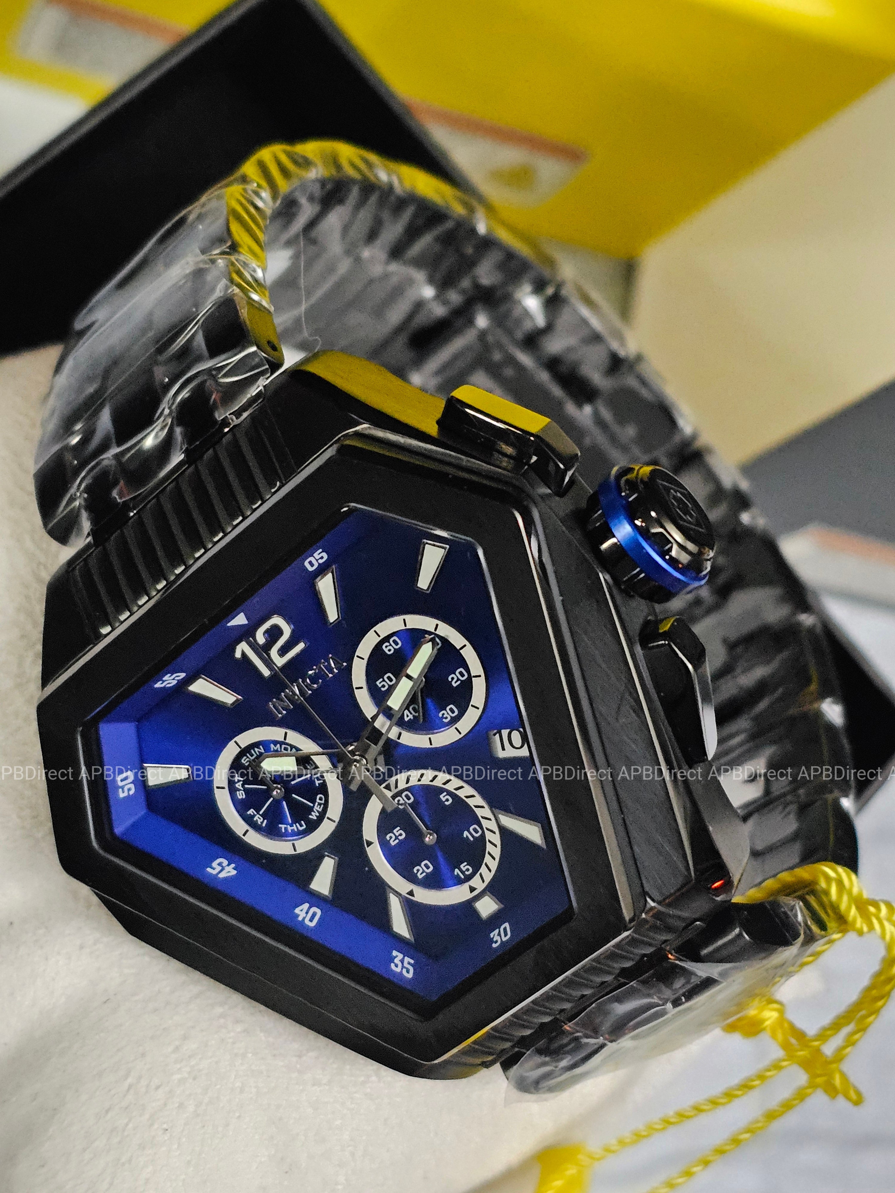 Invicta - Speedway Swiss Z60 Chronograph Black / Blue Dial Mens Watch