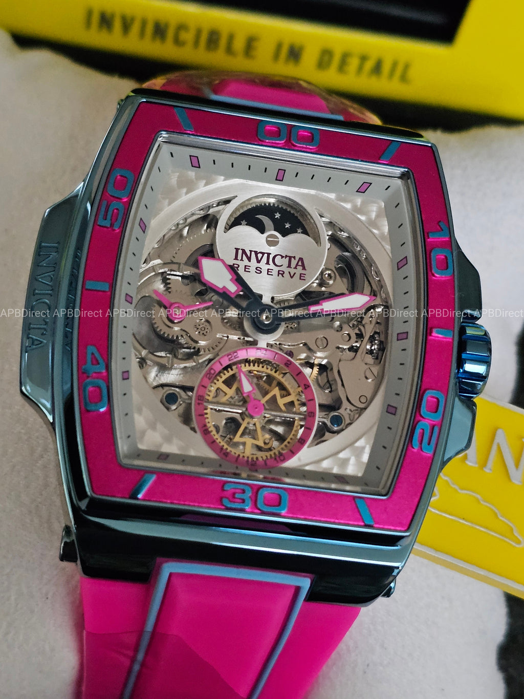 Invicta  S1 Rally – DIABLO – Dual Time Automatic Ice 🧊 Blue Reserve Mens Watch