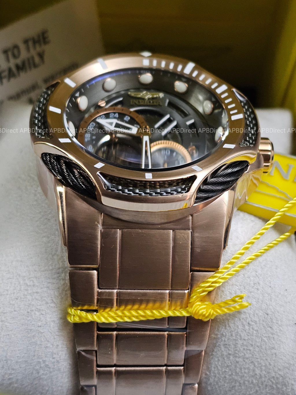 Invicta - BOLT - Automatic - Open ❤️ Heart Dial Rose Gold / Gunmetal mens watch