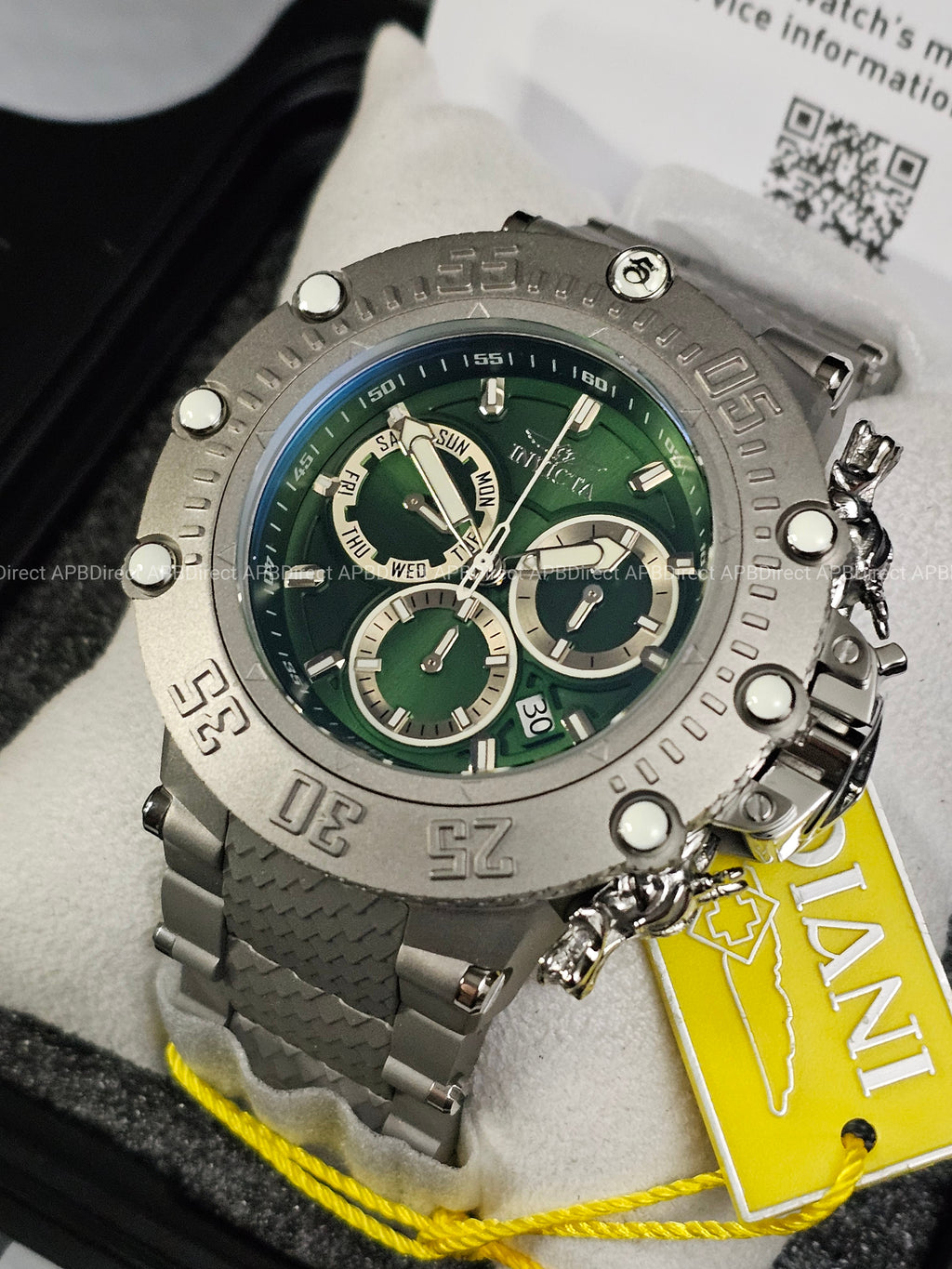 Invicta - Subaqua Noma VII - TITANIUM Case Swiss  Z60 Chrono 200m💧 mens Watch