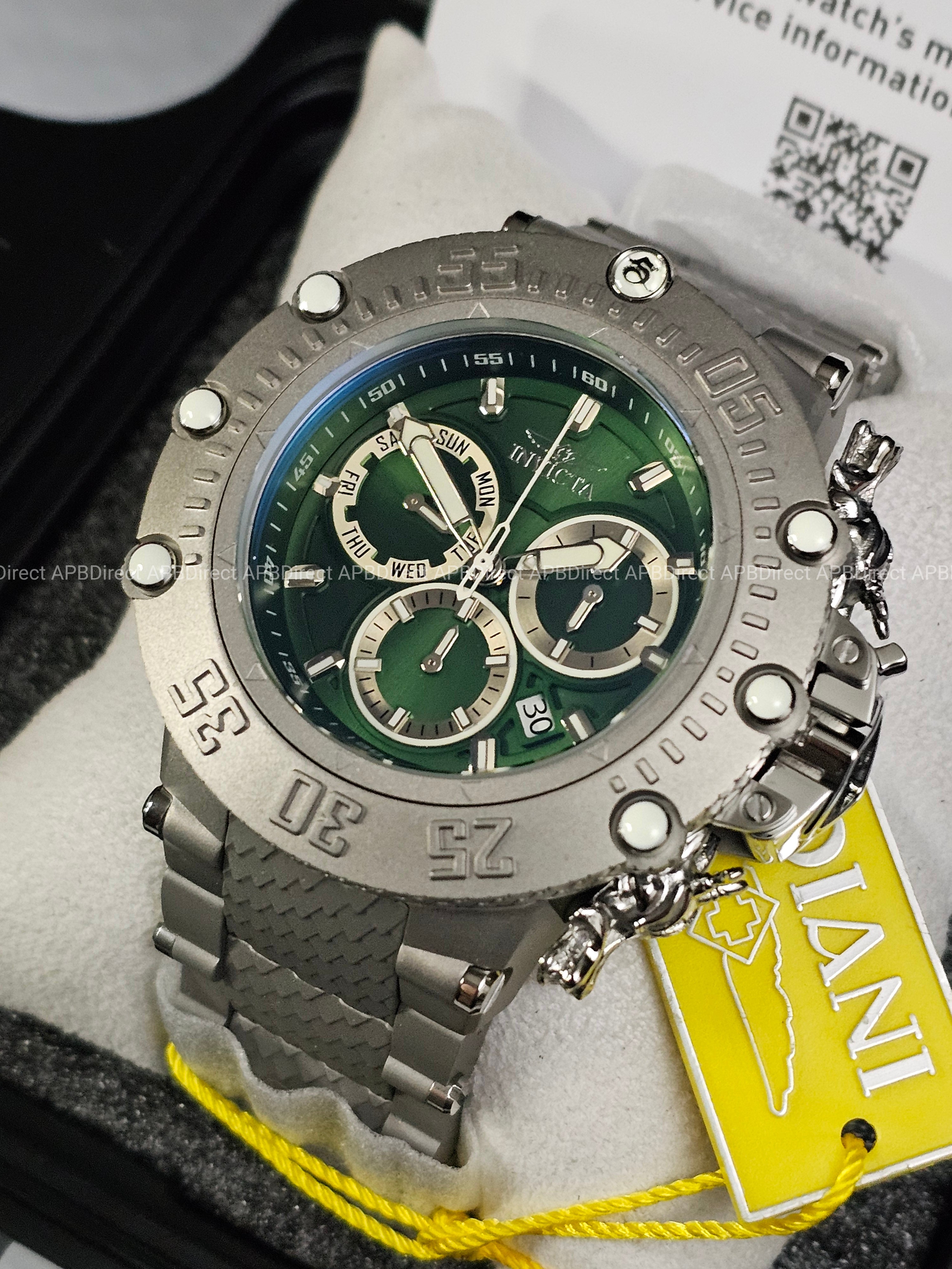 Invicta - Subaqua Noma VII - TITANIUM Case Swiss  Z60 Chrono 200m💧 mens Watch