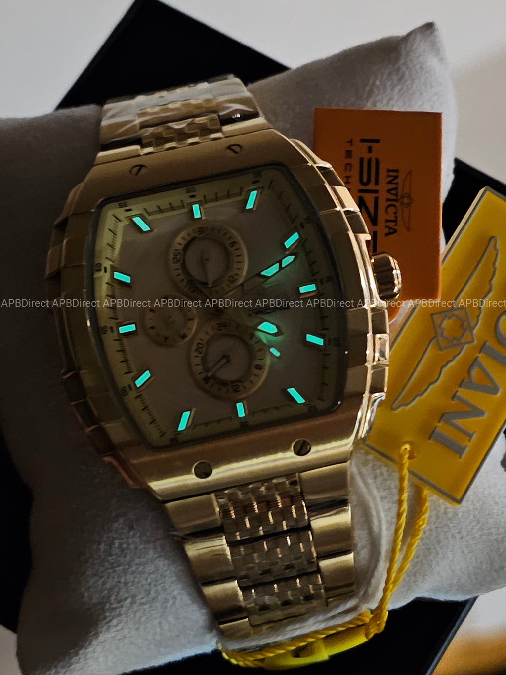 Invicta - S1 Rally - Gold Case & Bracelet Multifunction Quartz Mens Watch