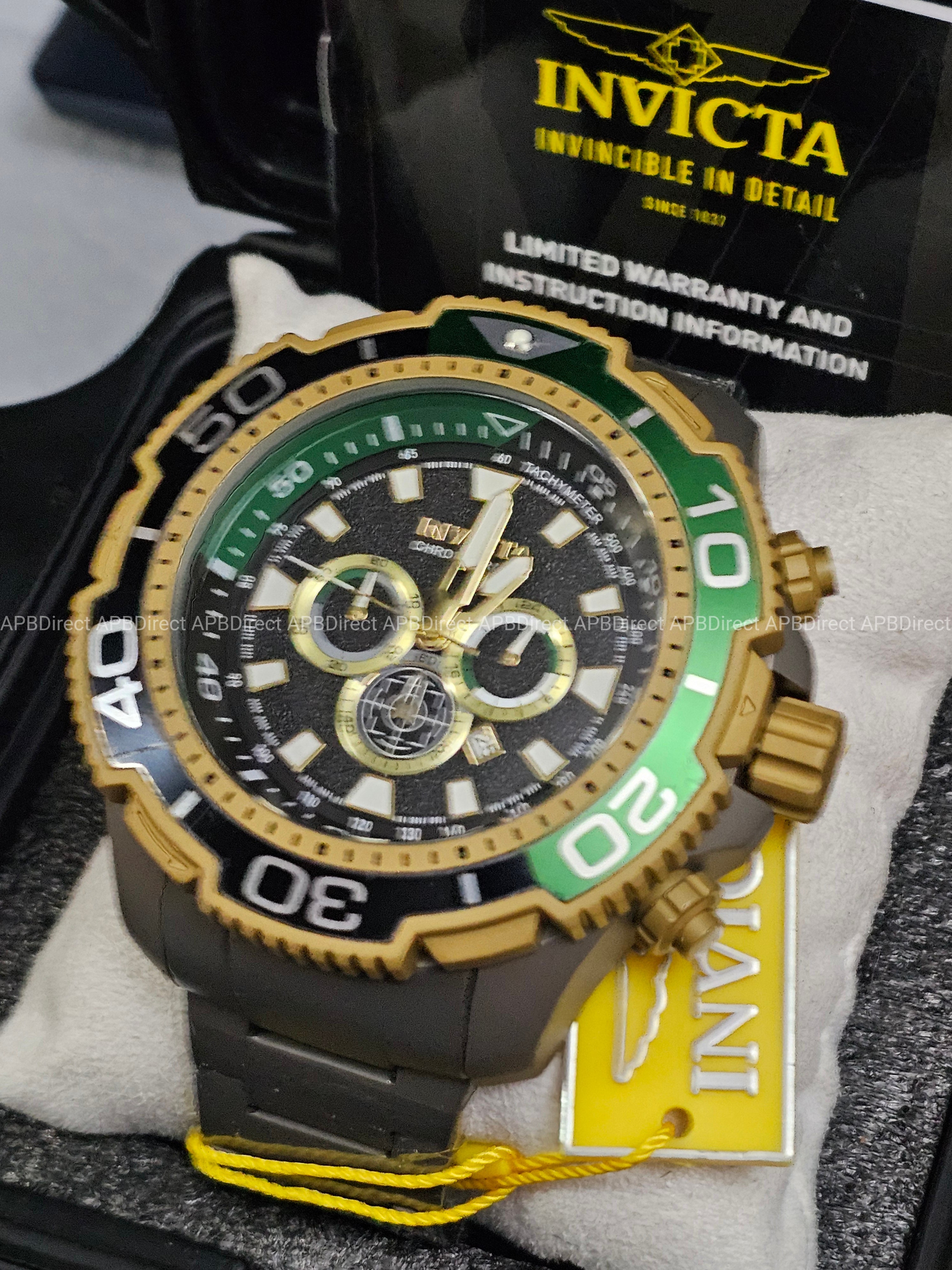 Invicta - Full TITANIUM 65mm Case & Bracelet - TI-22 Chronograph - Mens watch