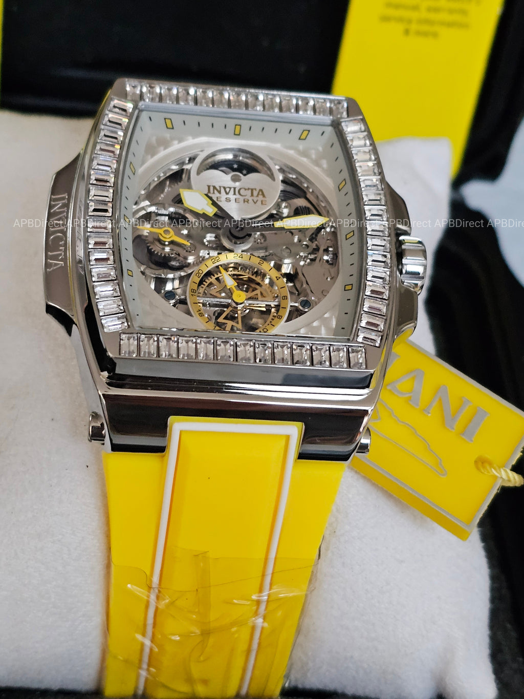 Invicta – S1 Rally – DIABLO – Dual Time Automatic - Yellow - Reserve Mens Watch
