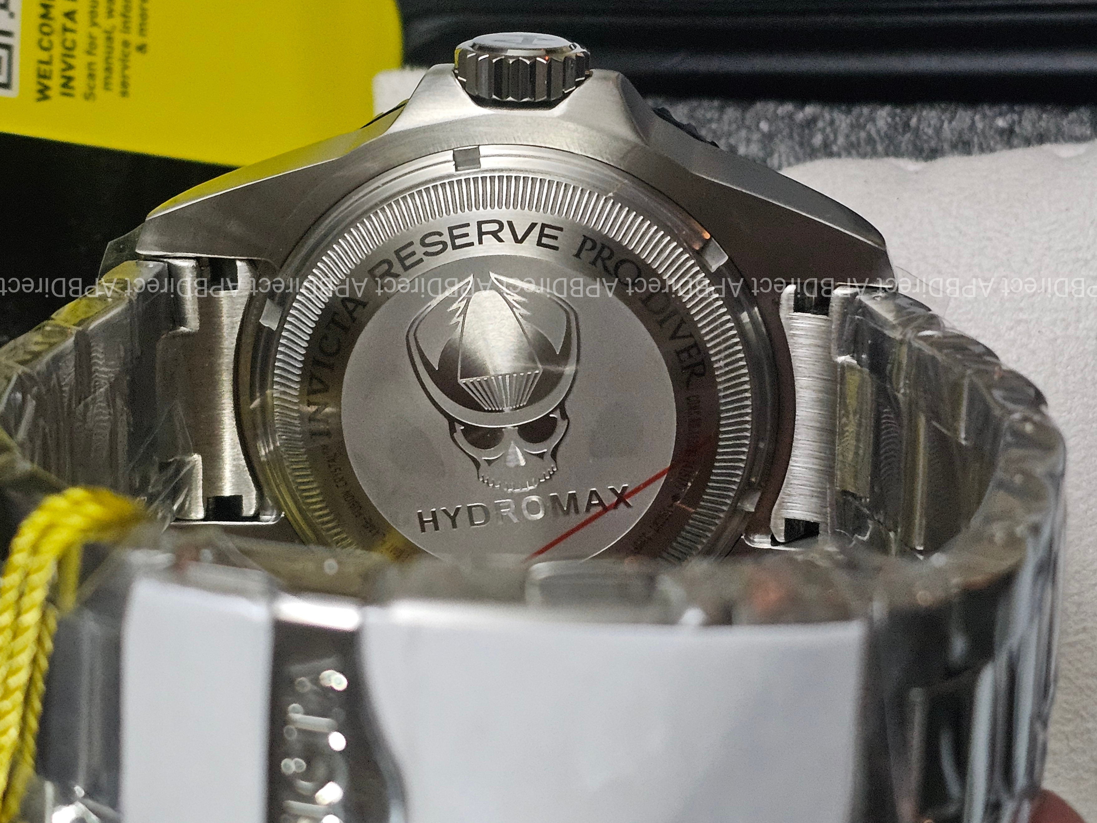 Invicta - Swiss 515.24h  HYDROMAX  GMT 1000m WR Pro DIVER Blue Khaki mens watch