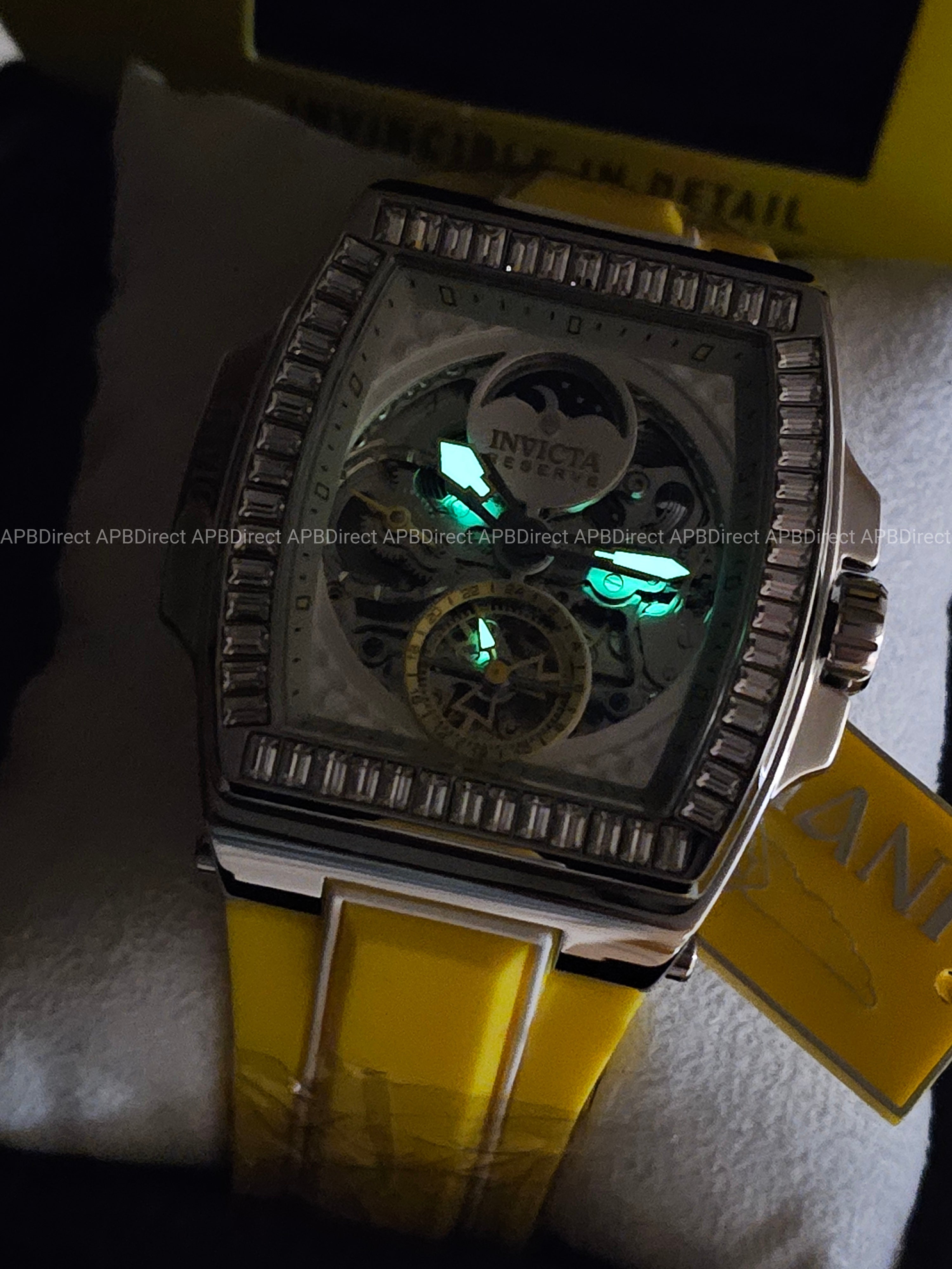 Invicta – S1 Rally – DIABLO – Dual Time Automatic - Yellow - Reserve Mens Watch