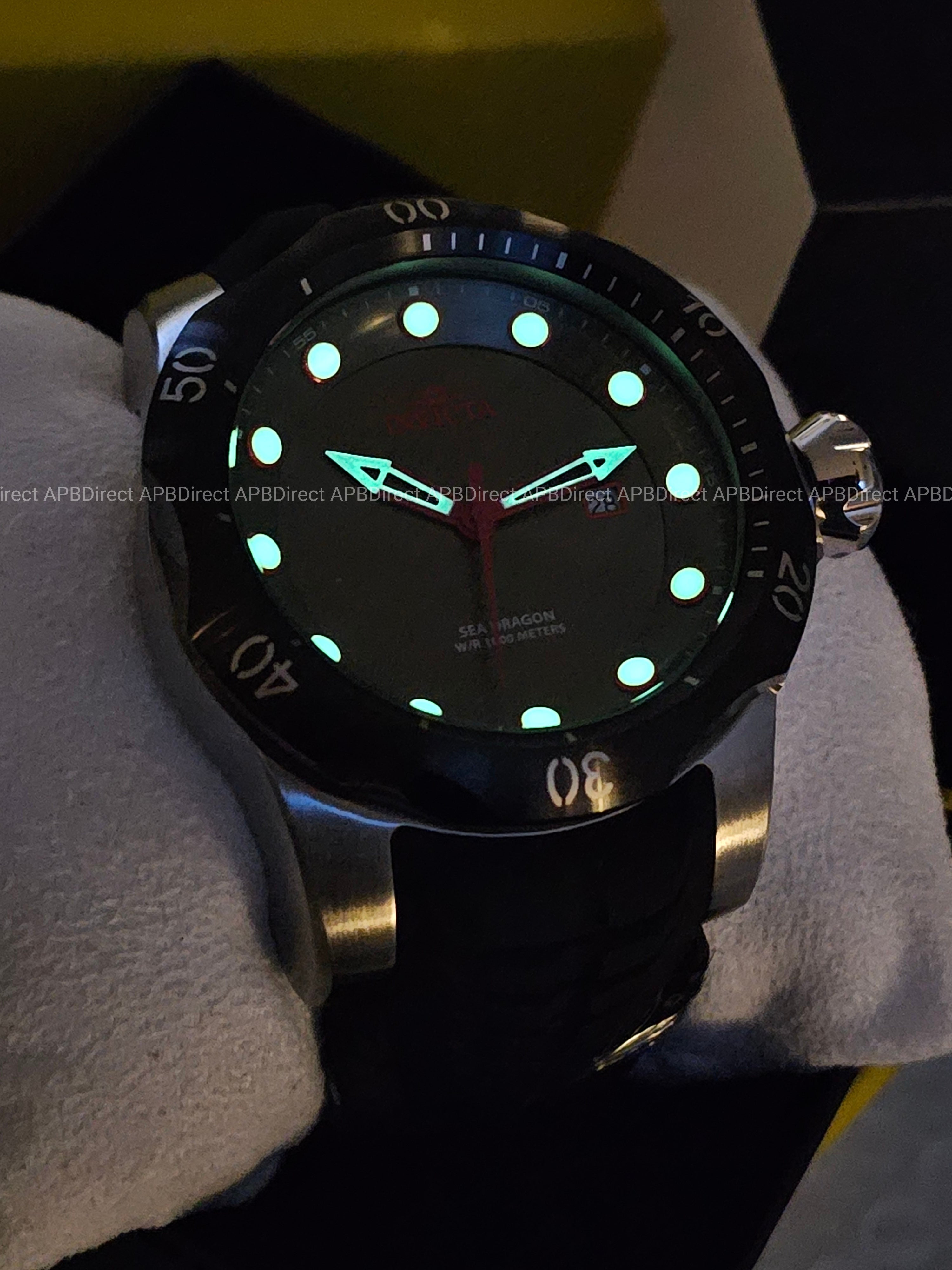 Invicta - VENOM - Sea DRAGON 💧  1000m WR Swiss 515 - Black RED - mens watch