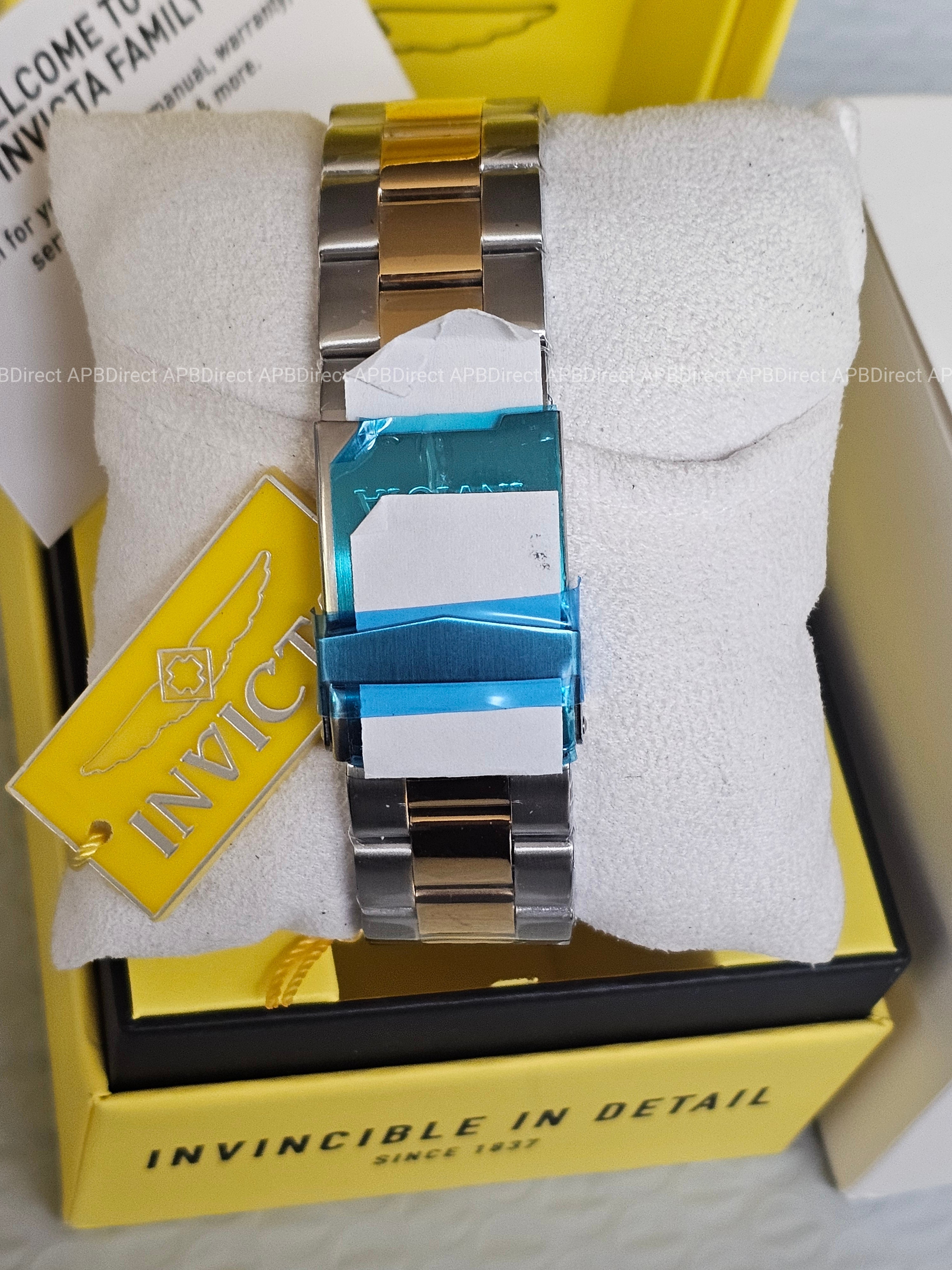 Invicta - Speedway - 2 Tone Multifunction TritNight Night Glow Lume mens watch
