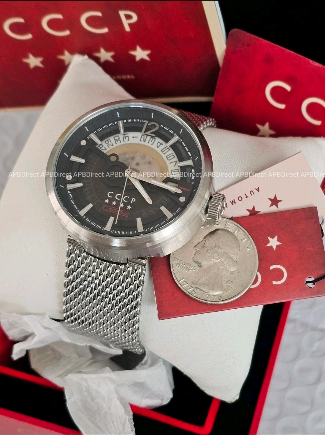 🌟 CCCP 🌟 Russian Automatic SLAVA 2427 - KASHALOT Series - Mens Quartz Watch