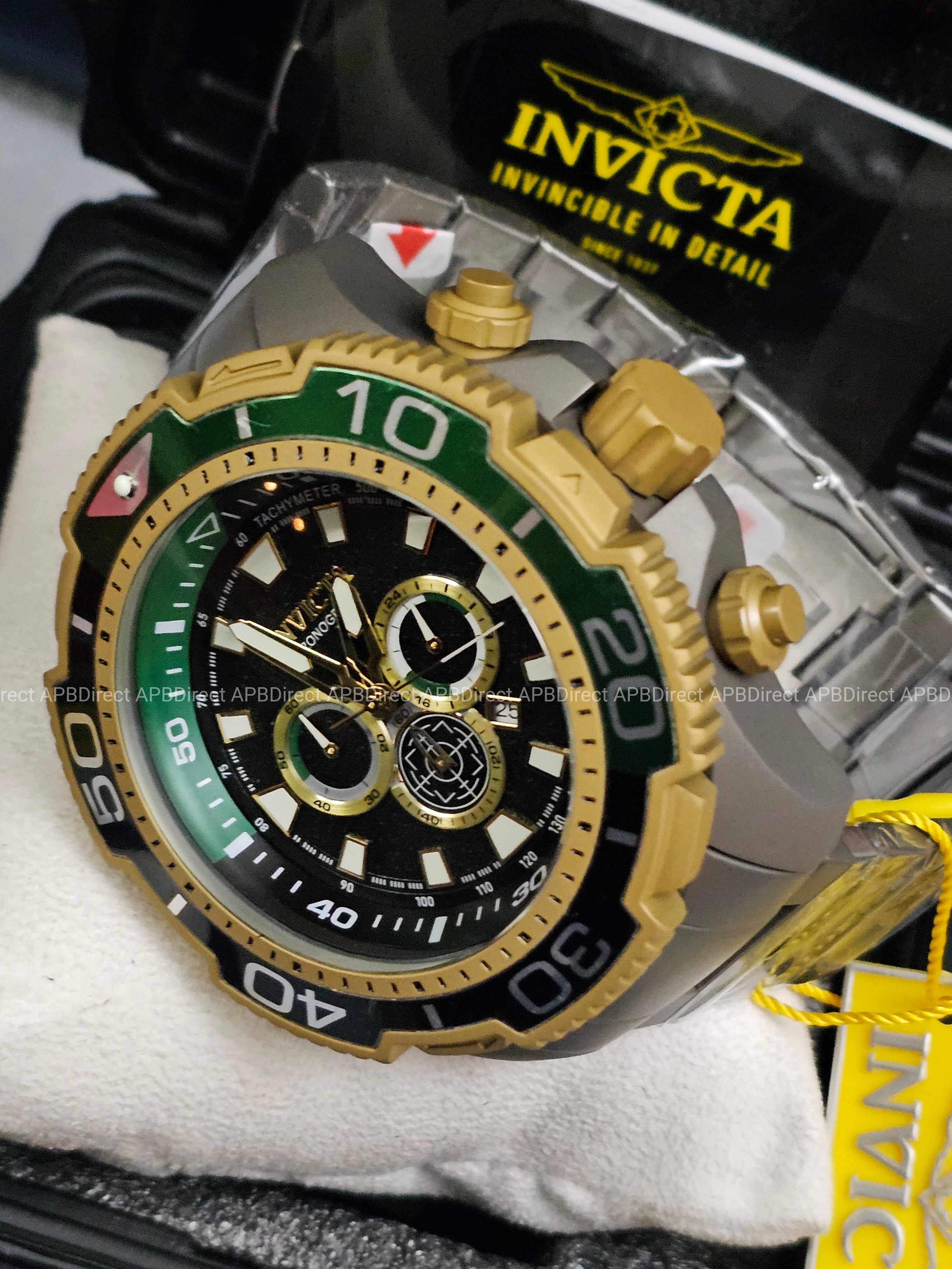 Invicta - Full TITANIUM 65mm Case & Bracelet - TI-22 Chronograph - Mens watch