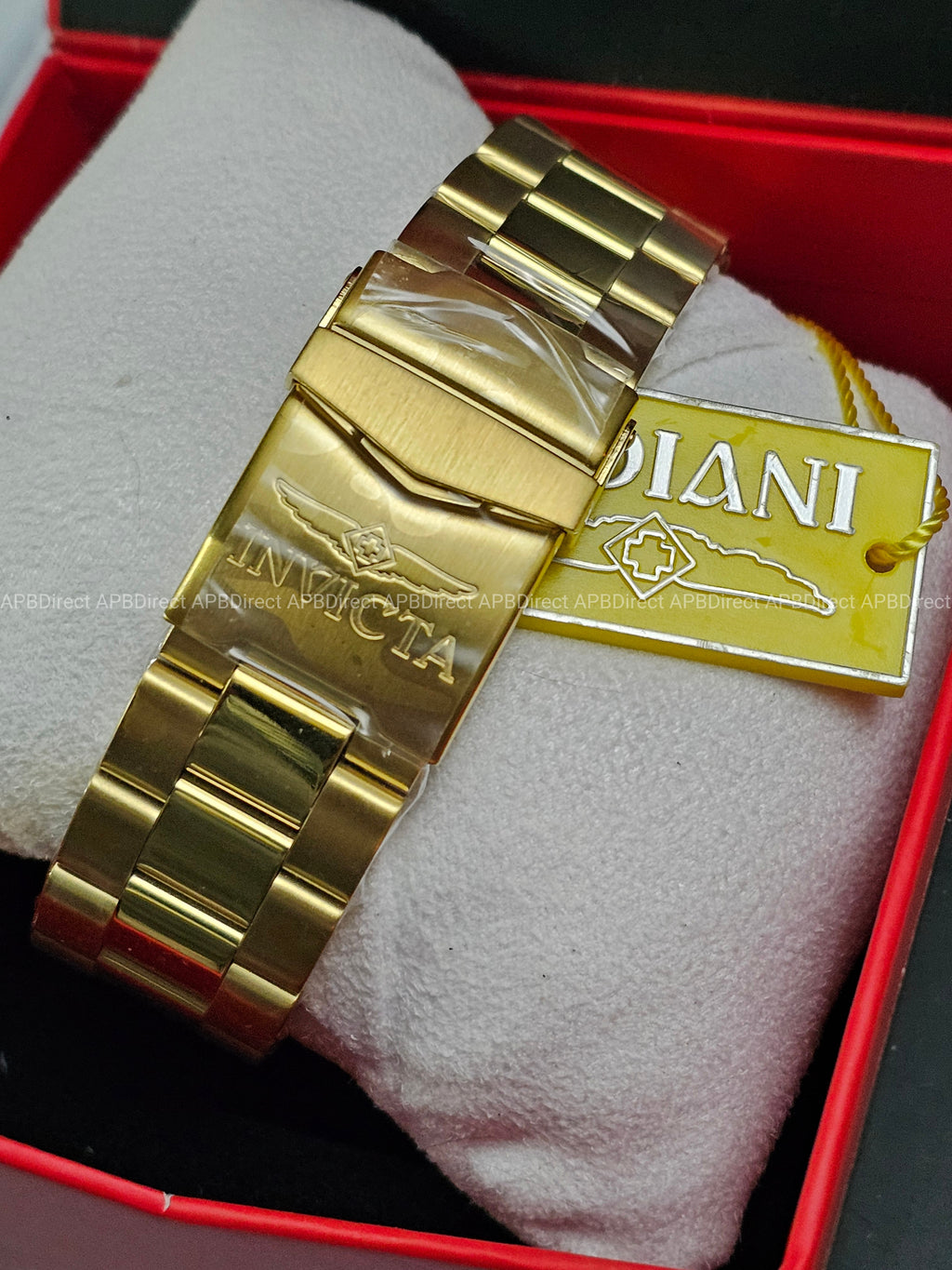 Invicta - GRAND DIVER - Gold Plated LUME Bezel Automatic NH35A - mens watch Pro