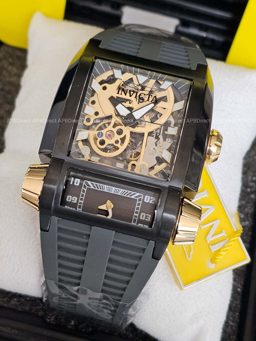 Invicta - AKULA - Automatic - Dual Time Skeleton Mechanical & Quartz mens watch
