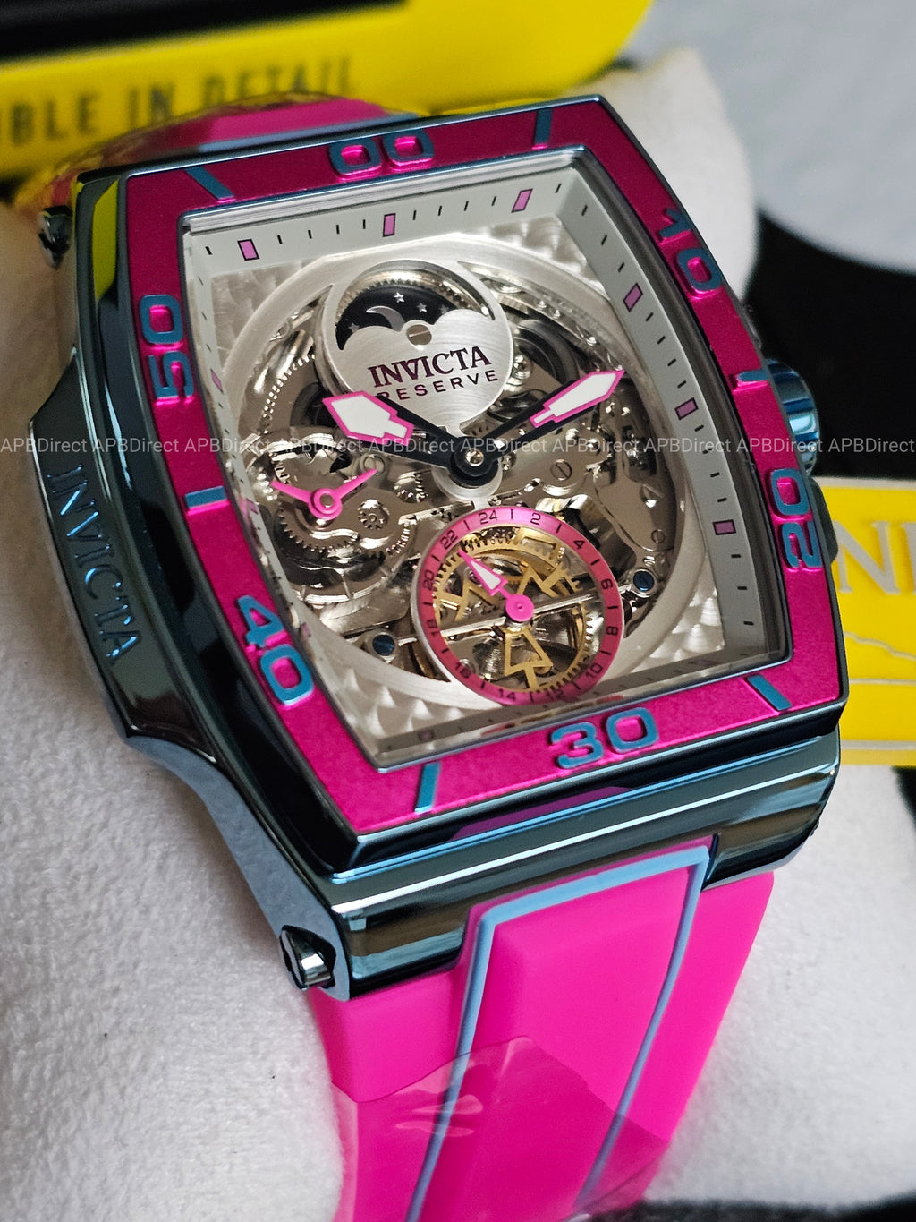 Invicta  S1 Rally – DIABLO – Dual Time Automatic Ice 🧊 Blue Reserve Mens Watch