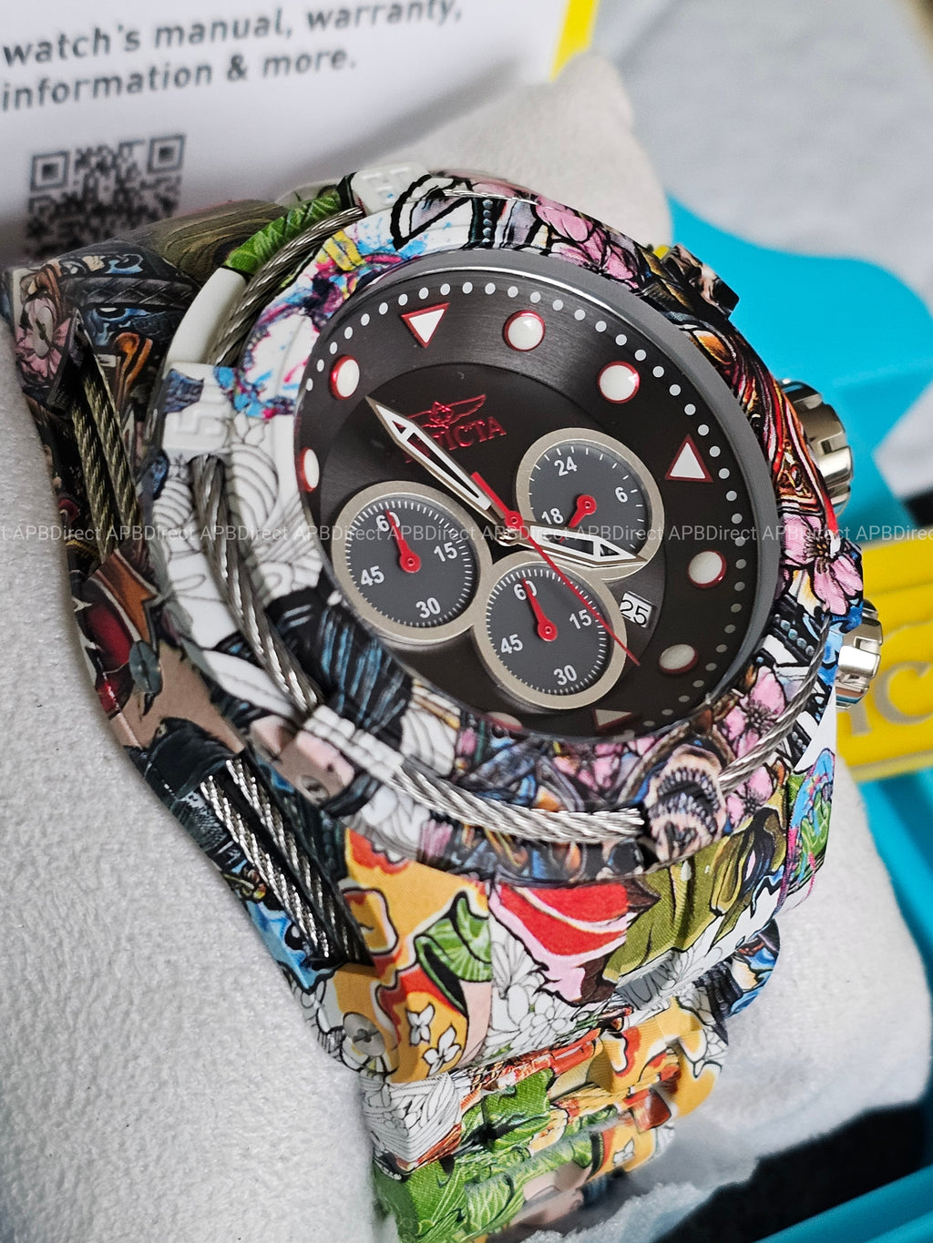 Invicta - Bolt  ZEUS - HYDROPLATED - Aqua Plated Chronograph - 53mm mens watch