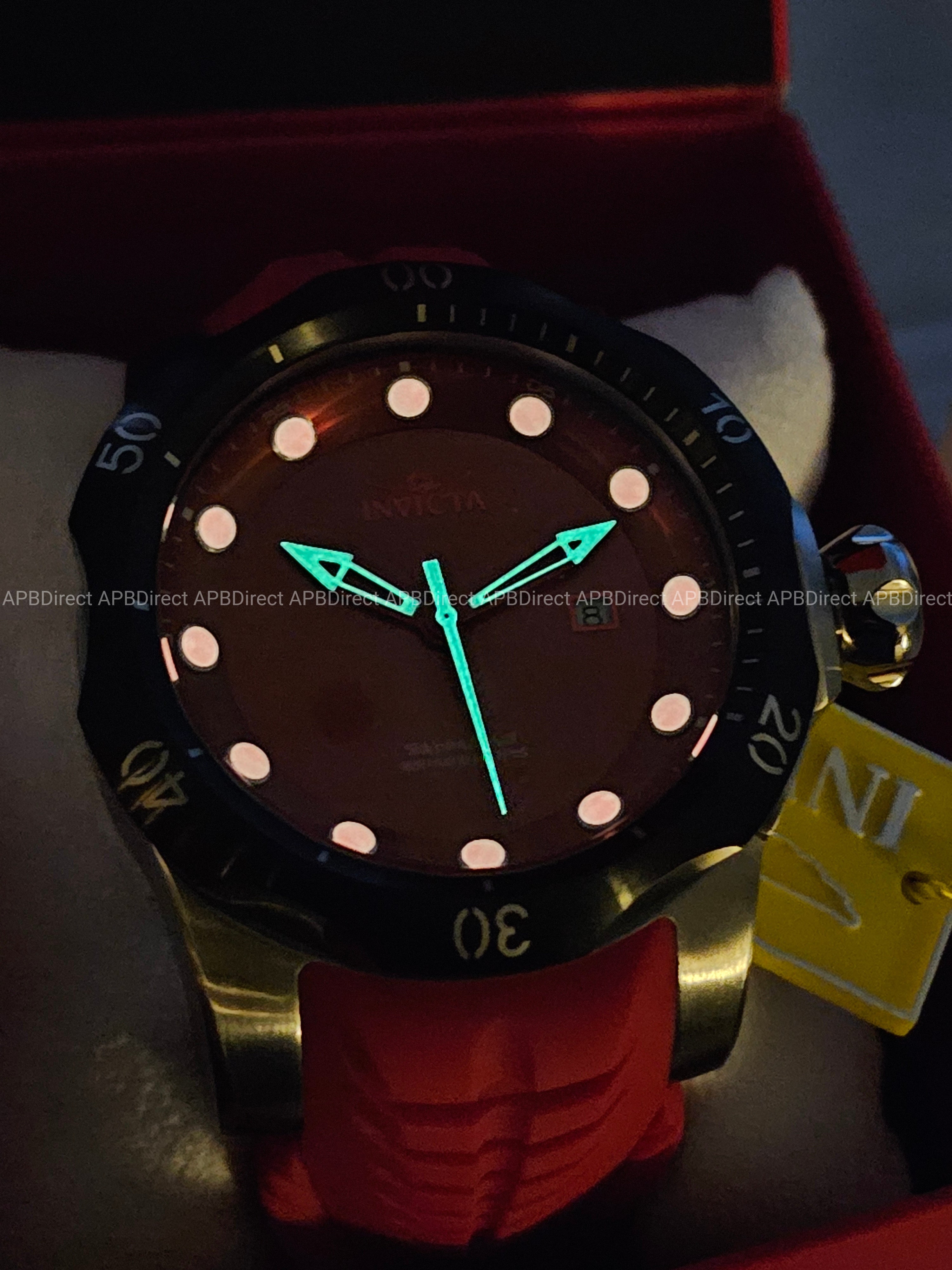 Invicta - VENOM - Sea DRAGON 💧  1000m WR Swiss 515 - RED / Black Mens watch
