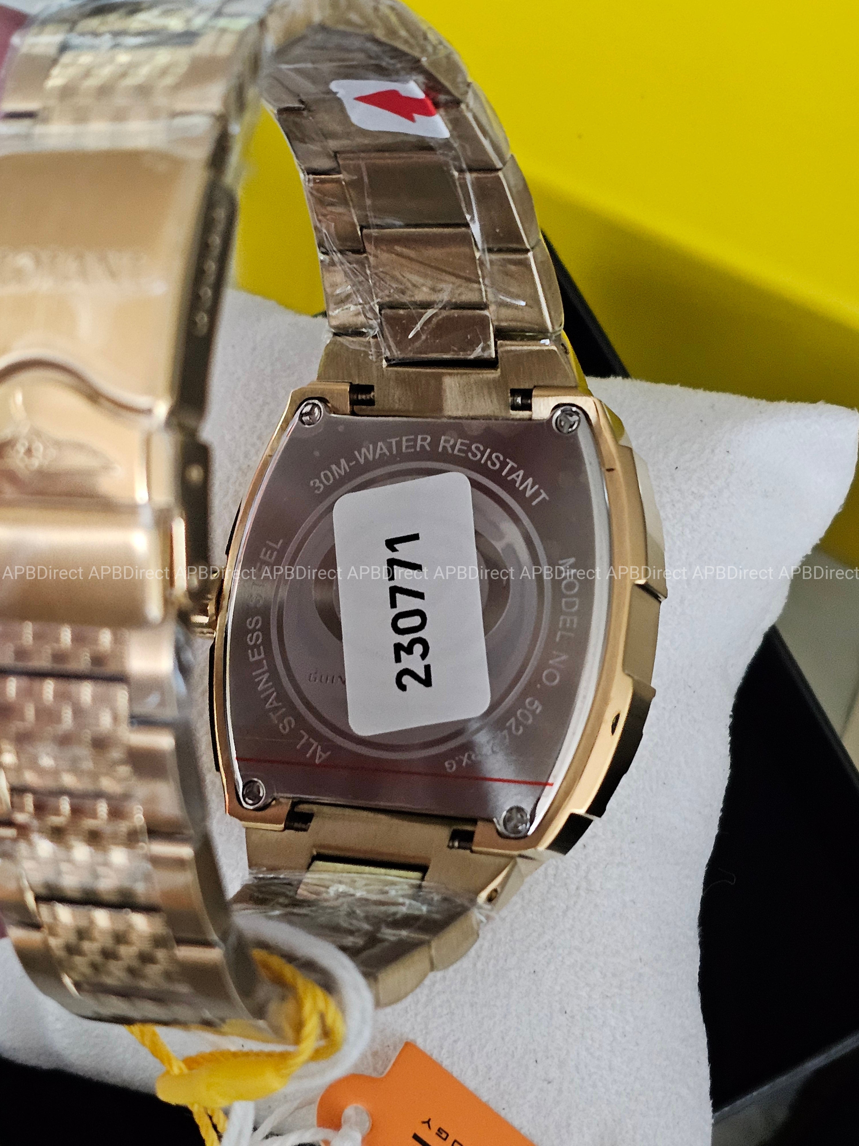 Invicta - S1 Rally - Gold Case & Bracelet Multifunction Quartz Mens Watch