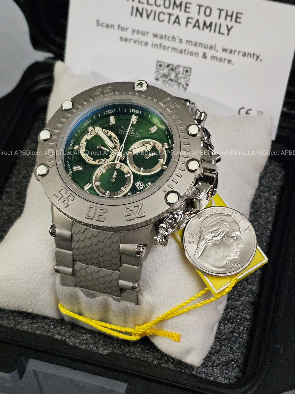Invicta - Subaqua Noma VII - TITANIUM Case Swiss  Z60 Chrono 200m💧 mens Watch