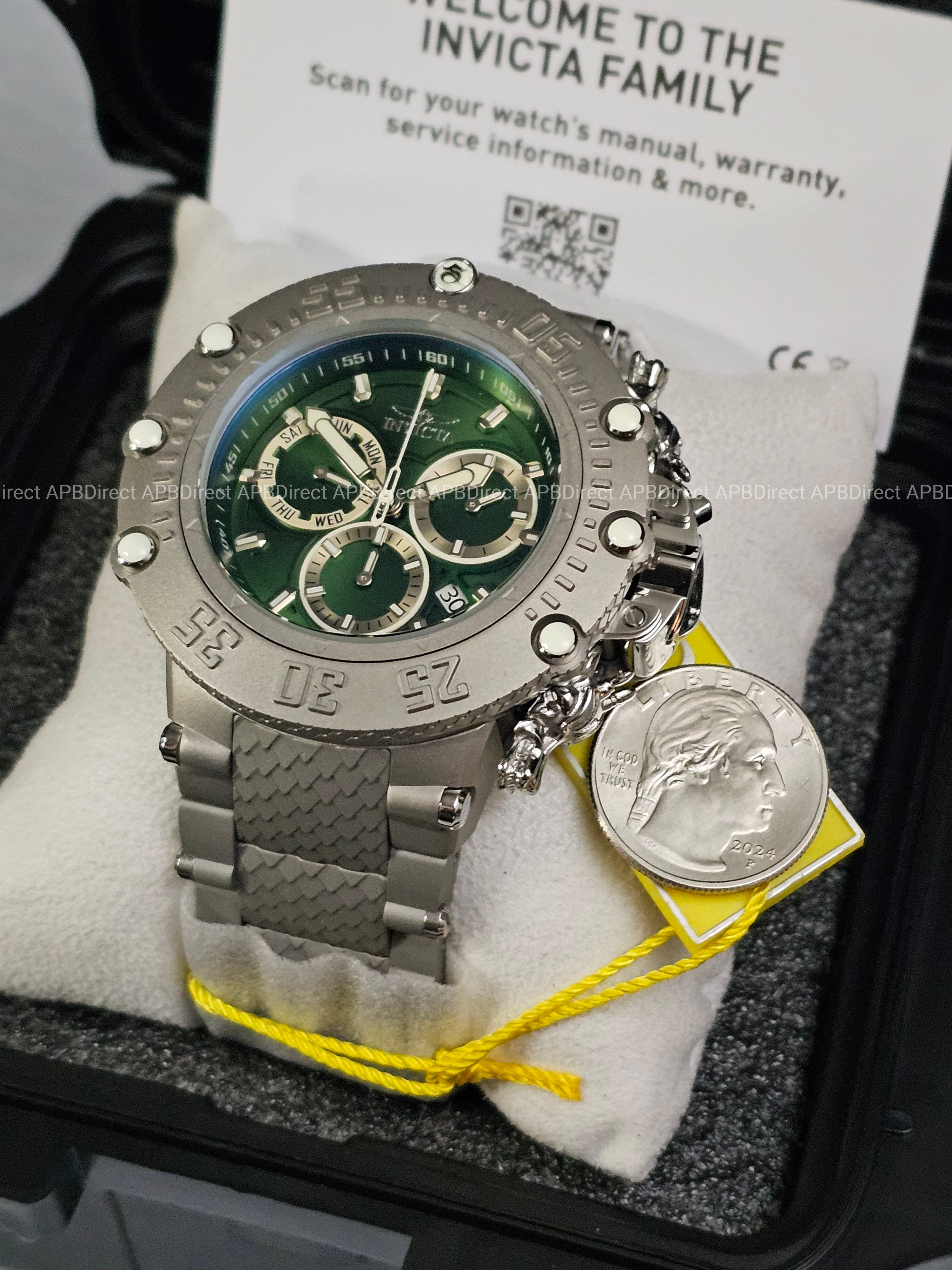 Invicta - Subaqua Noma VII - TITANIUM Case Swiss  Z60 Chrono 200m💧 mens Watch