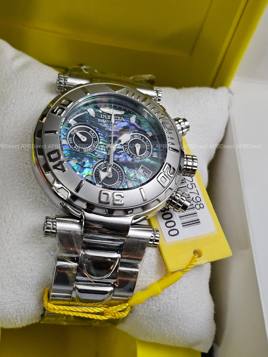 Invicta Subaqua Noma I - Swiss Z60 Limited Edition #905 Abalone Dial mens watch