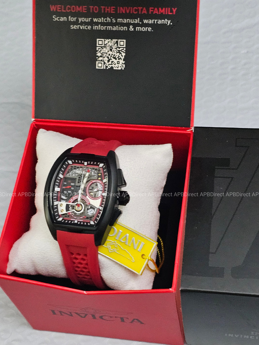 Invicta - Next Gen DIABLO - Swiss Z60 Chronograph RED / Black Layered mens watch