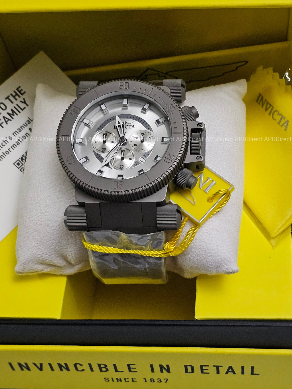Invicta - Full TITANIUM - Case & Bracelet Coalition Forces Chrono - Mens watch
