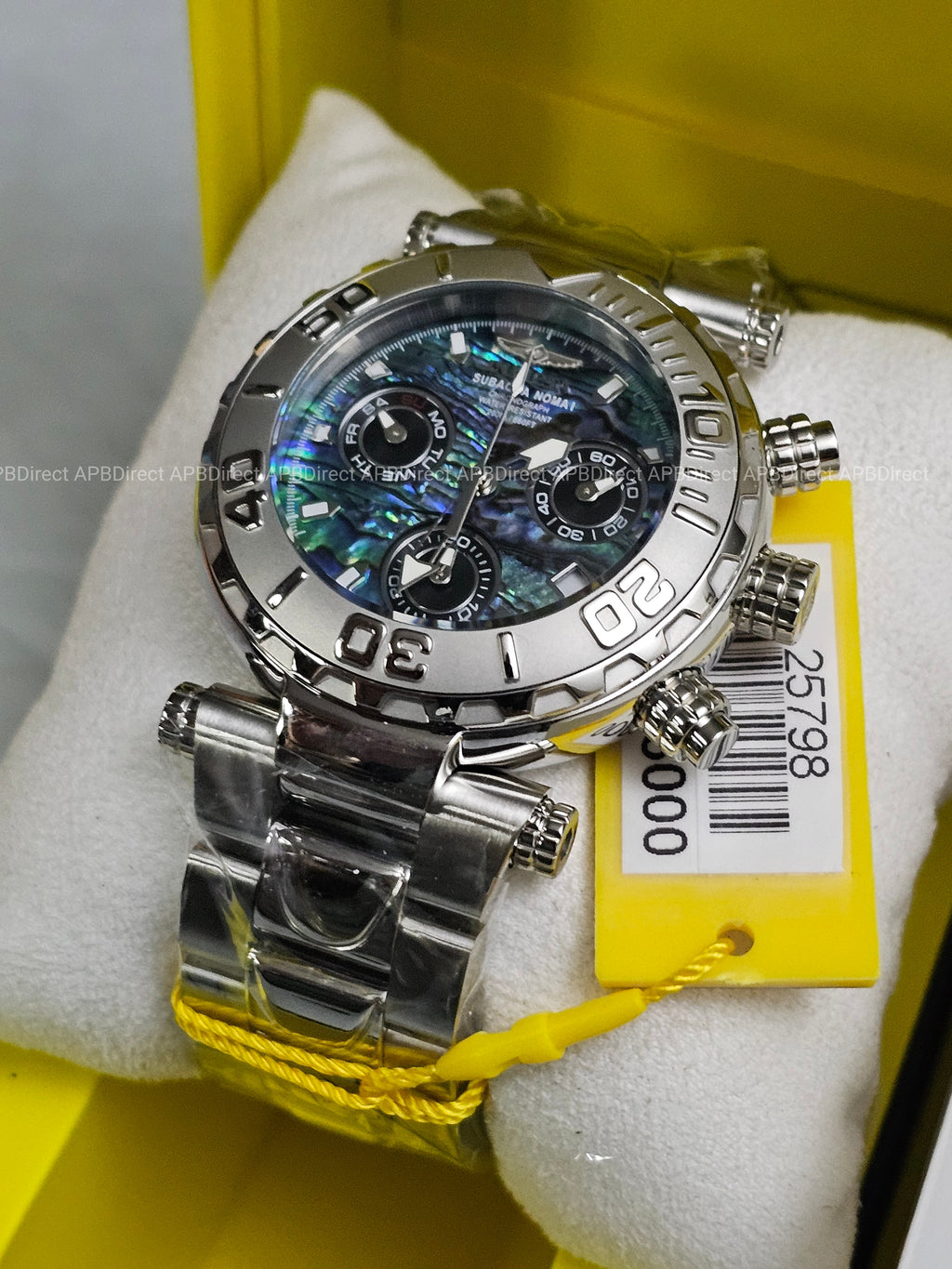 Invicta Subaqua Noma I - Swiss Z60 Limited Edition #905 Abalone Dial mens watch