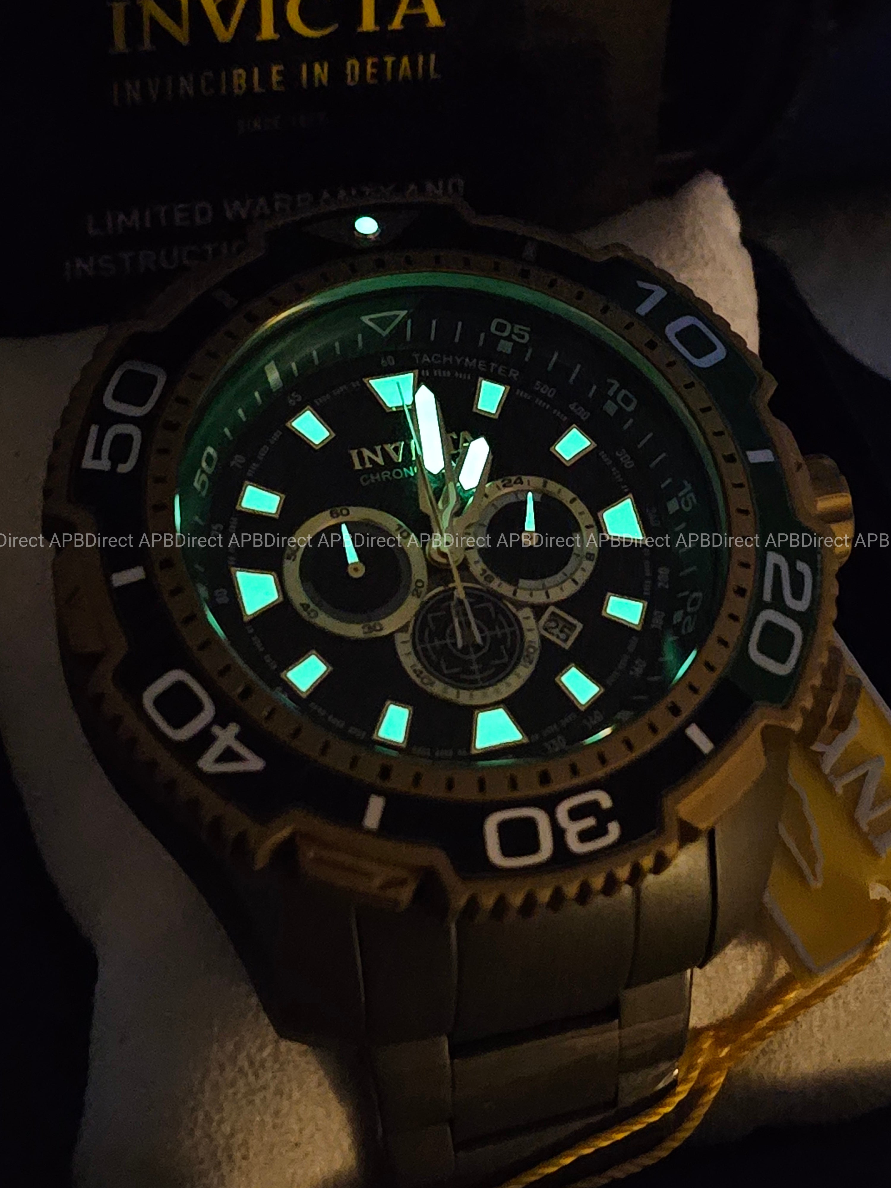 Invicta - Full TITANIUM 65mm Case & Bracelet - TI-22 Chronograph - Mens watch