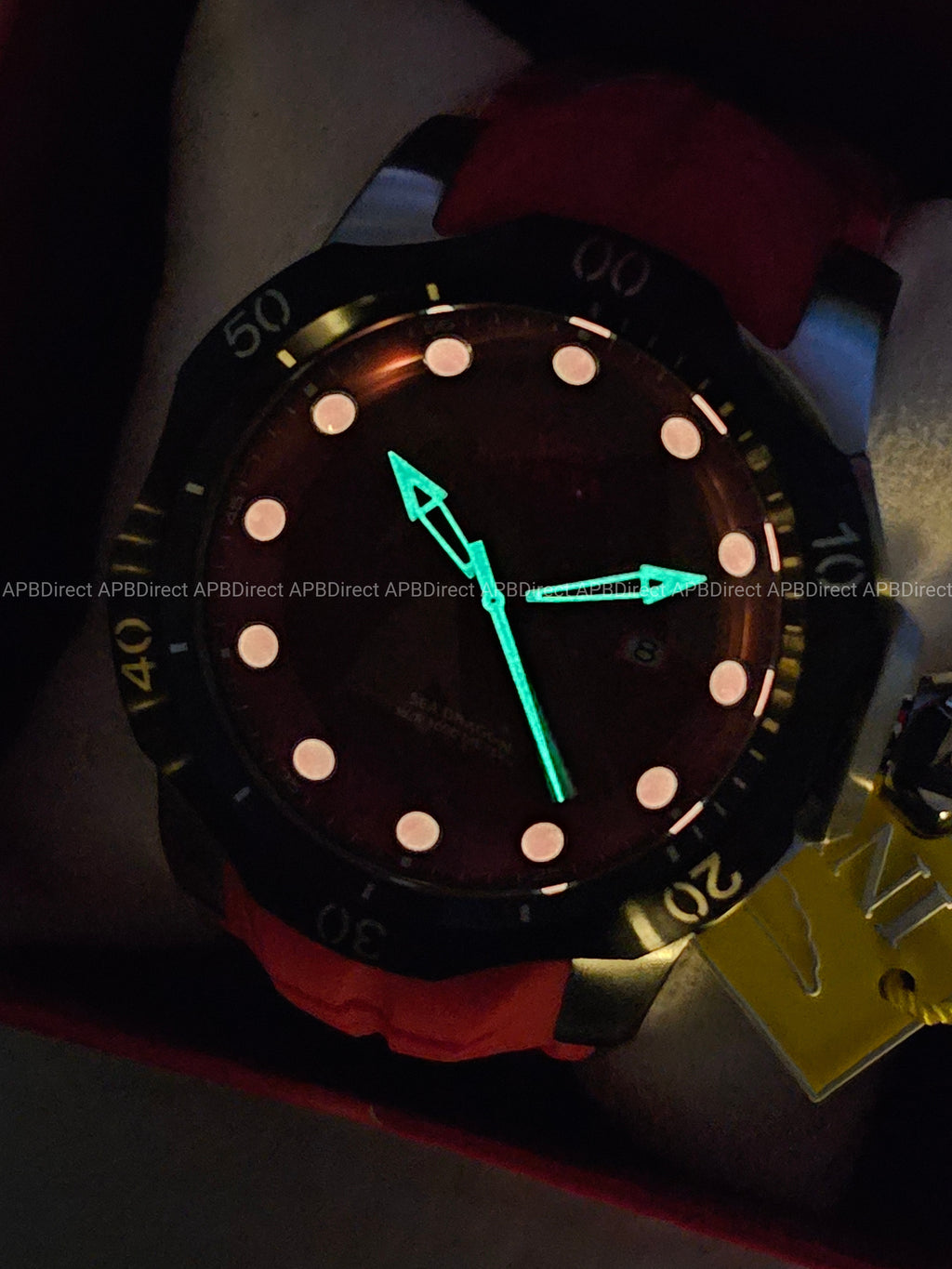 Invicta - VENOM - Sea DRAGON 💧  1000m WR Swiss 515 - RED / Black Mens watch