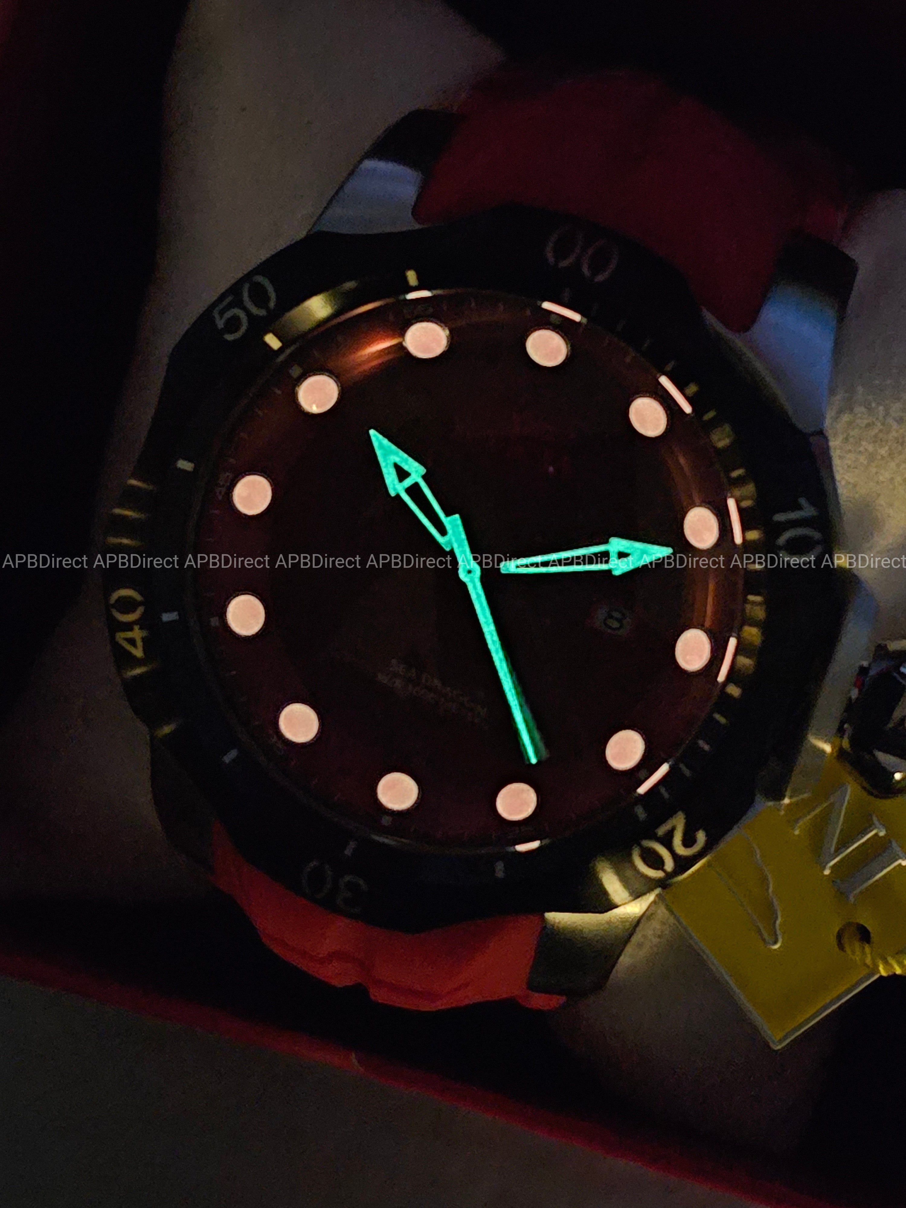Invicta - VENOM - Sea DRAGON 💧  1000m WR Swiss 515 - RED / Black Mens watch