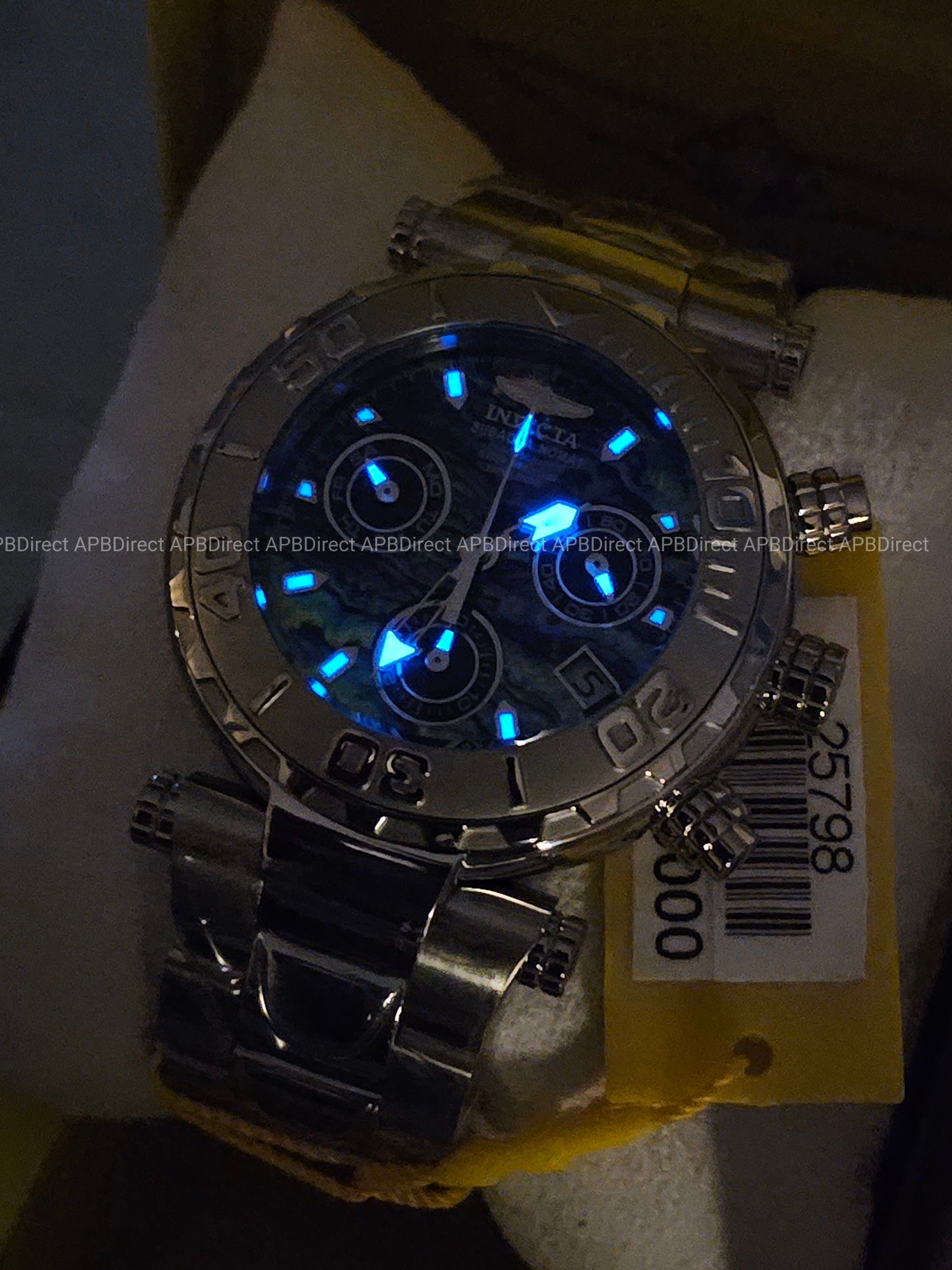 Invicta Subaqua Noma I - Swiss Z60 Limited Edition #905 Abalone Dial mens watch
