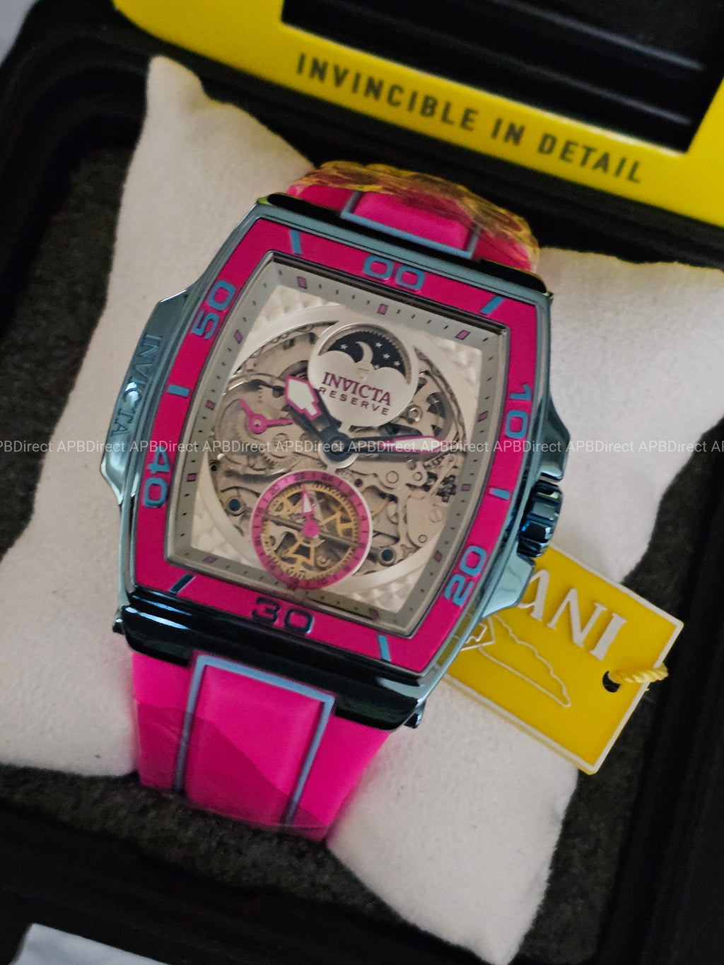 Invicta  S1 Rally – DIABLO – Dual Time Automatic Ice 🧊 Blue Reserve Mens Watch