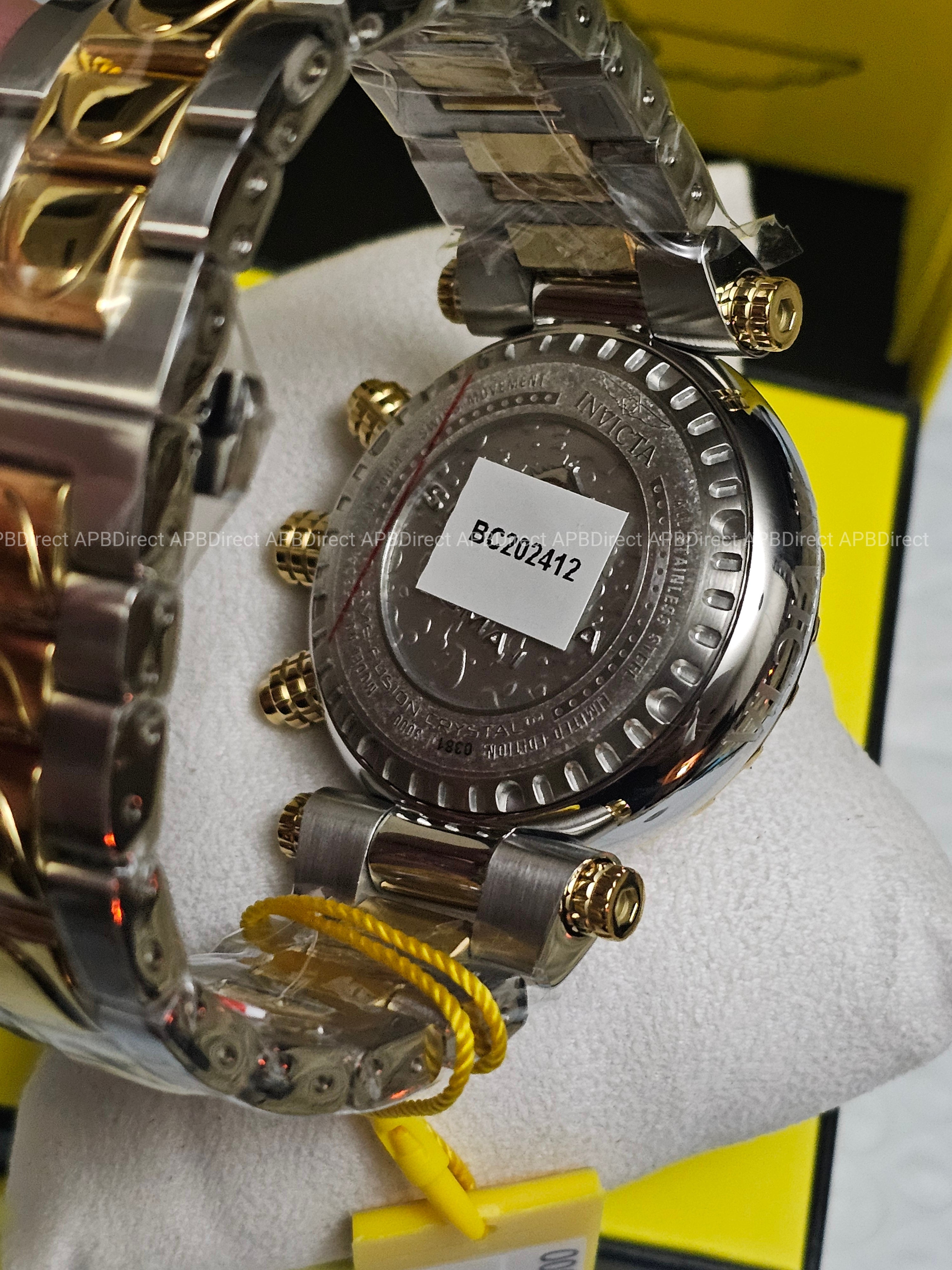 Invicta - Subaqua Noma I - Swiss Z60 Limited Edition Gold Green №381 mens watch