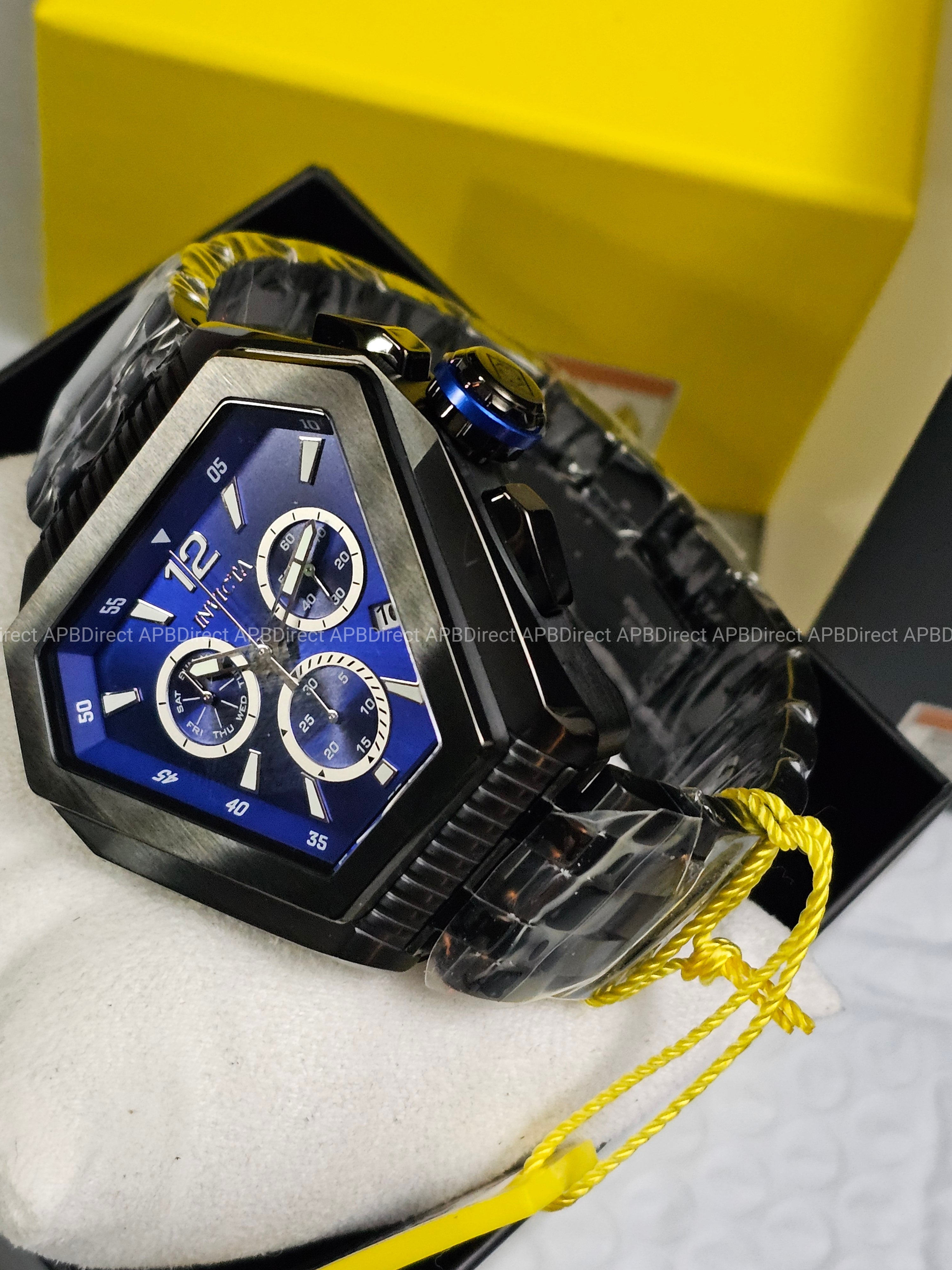 Invicta - Speedway Swiss Z60 Chronograph Black / Blue Dial Mens Watch