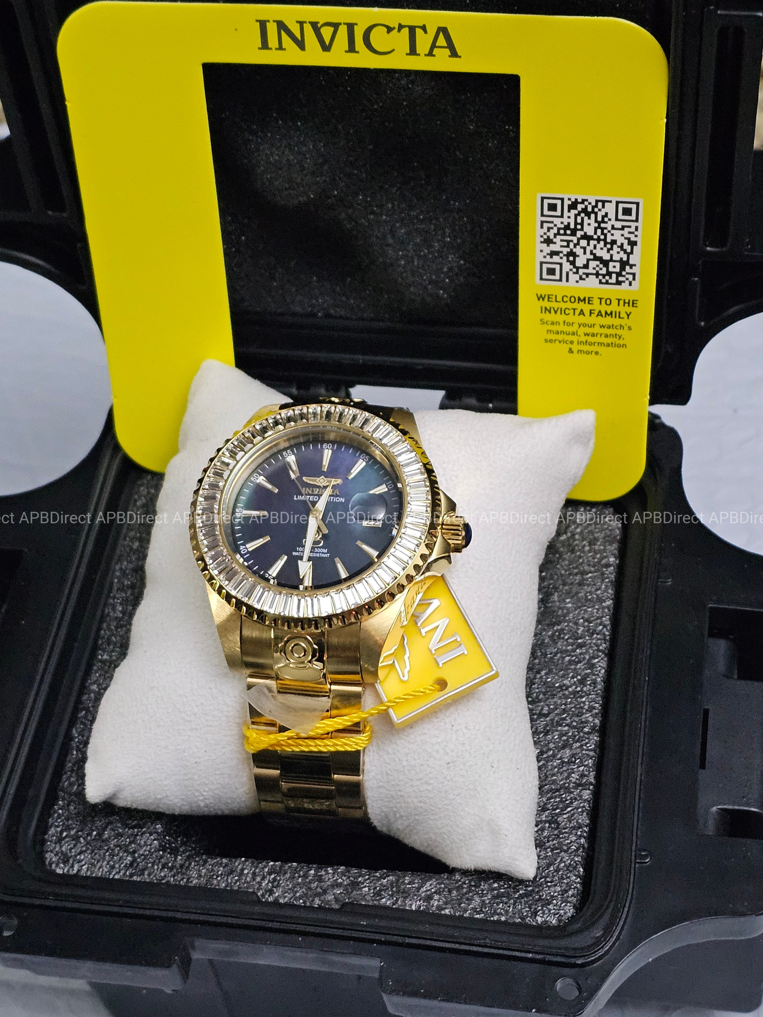 Invicta - Grand Diver #731 Limited Edition Automatic - Black MOP mens watch Pro