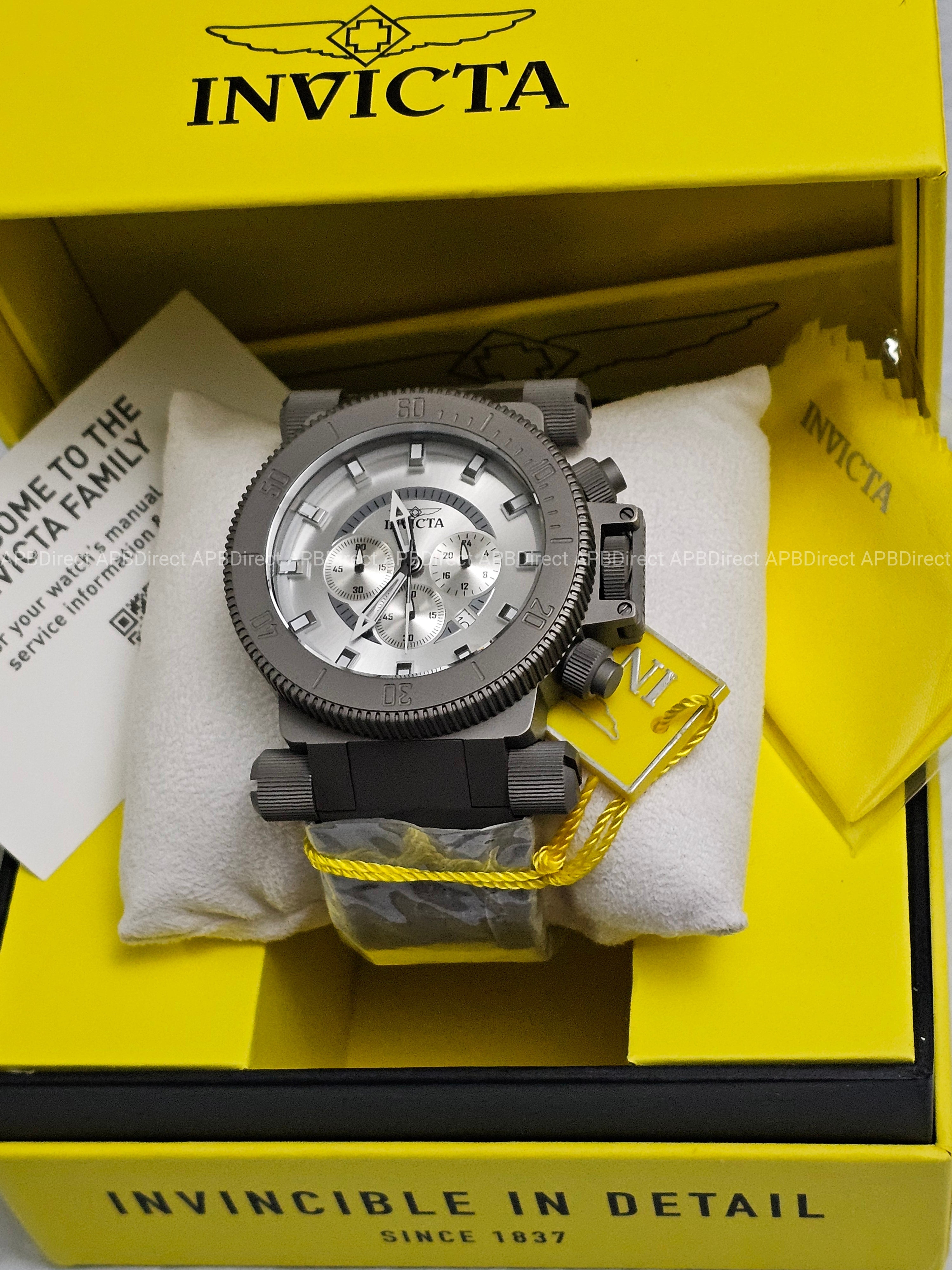 Invicta - Full TITANIUM - Case & Bracelet Coalition Forces Chrono - Mens watch