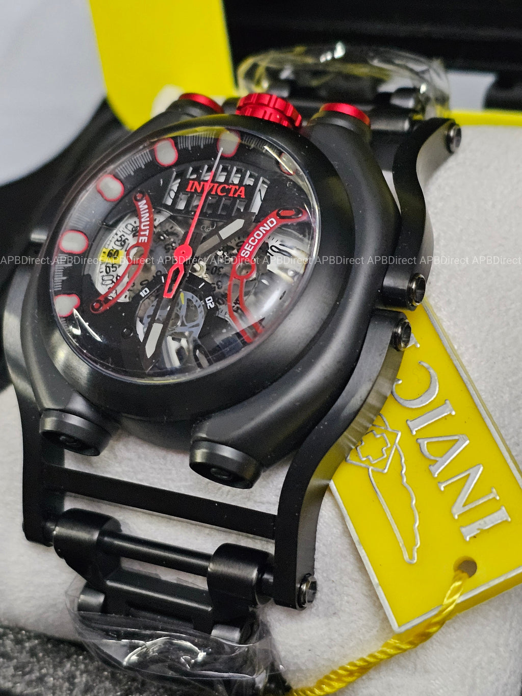 Invicta 🌊 SEA HUNTER - Hinged Case Spinning Dials - Chronograph mens watch