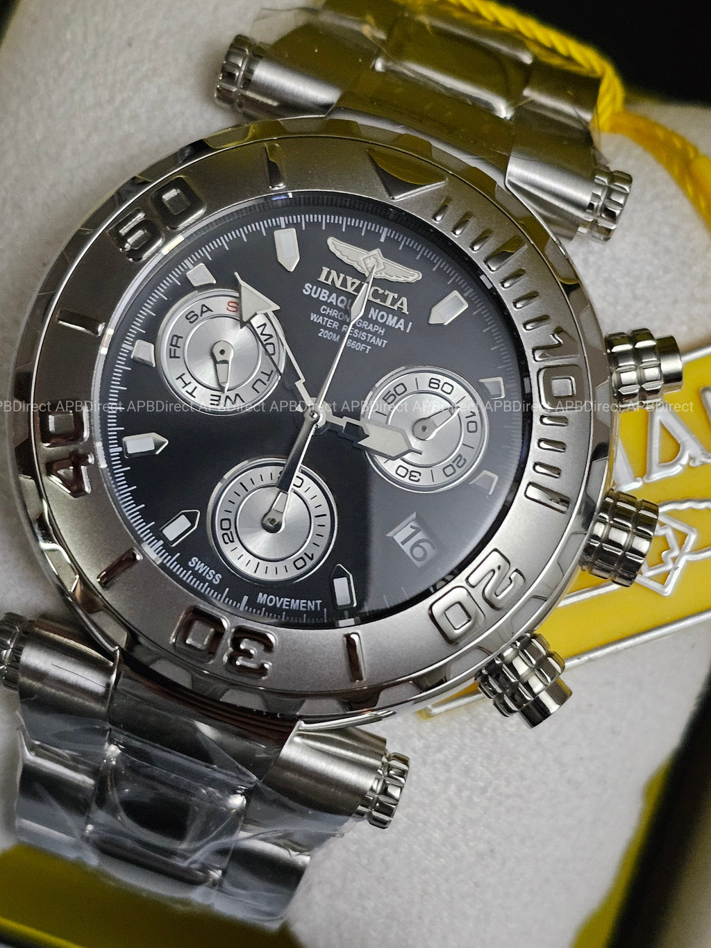 Invicta - Subaqua Noma I - Swiss Z60 Limited Edition #605 Silver BLK mens watch