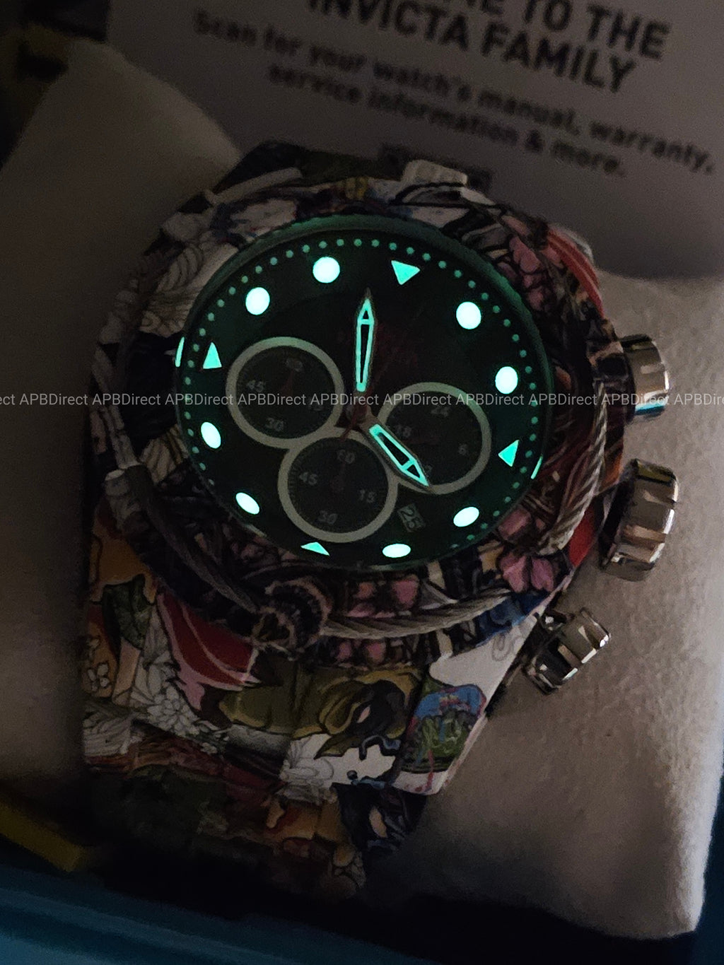 Invicta - Bolt  ZEUS - HYDROPLATED - Aqua Plated Chronograph - 53mm mens watch