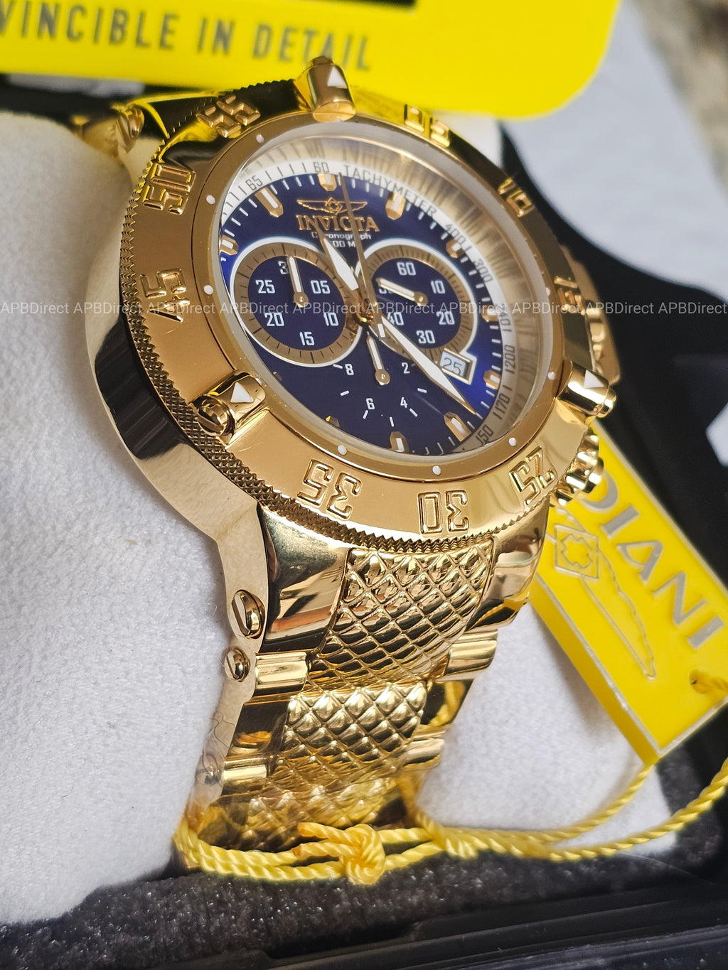 Invicta - GOLD Subaqua Noma III - Swiss  5040.D Chrono 500m💧Mirrored mens Watch