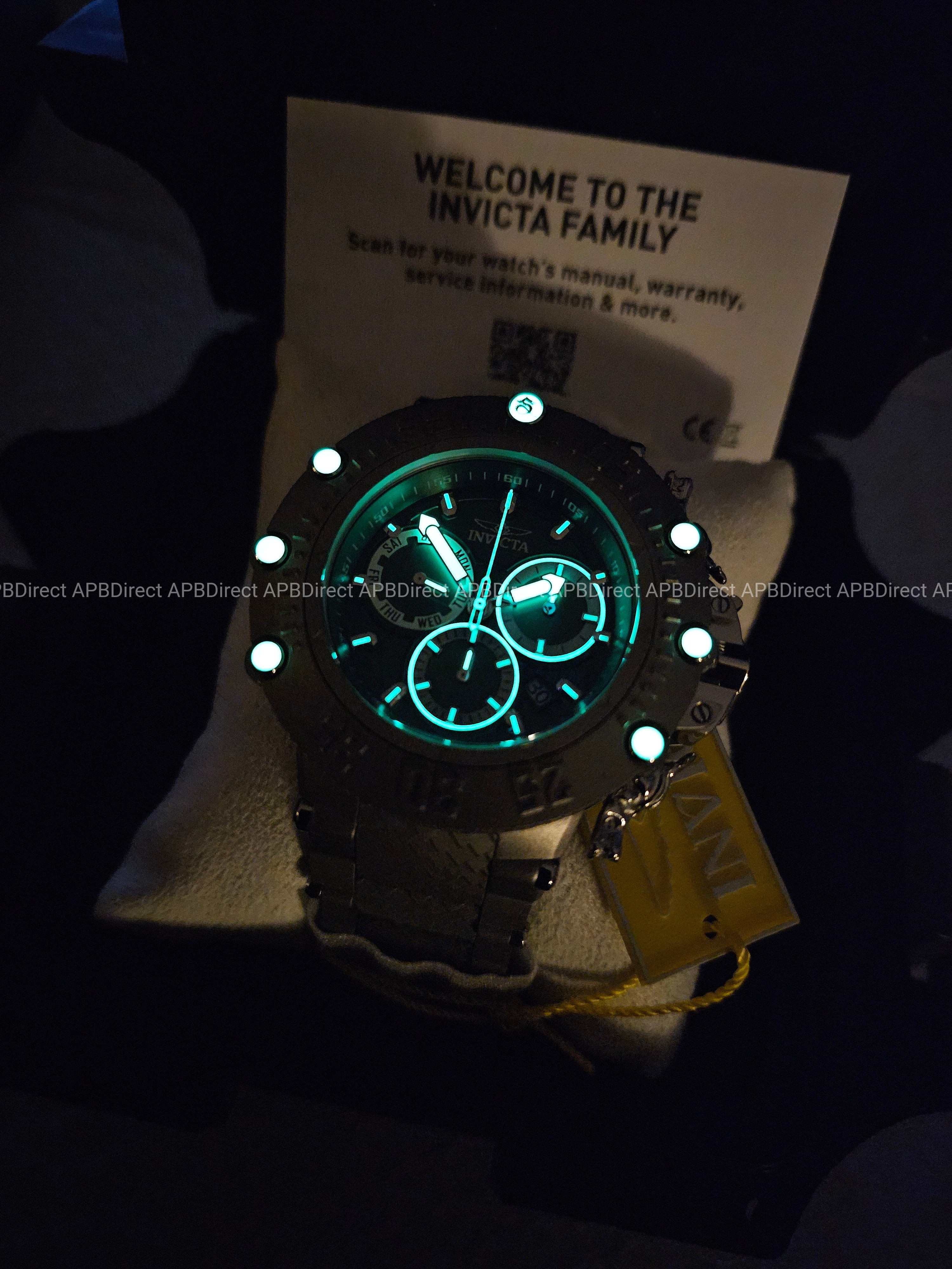 Invicta - Subaqua Noma VII - TITANIUM Case Swiss  Z60 Chrono 200m💧 mens Watch