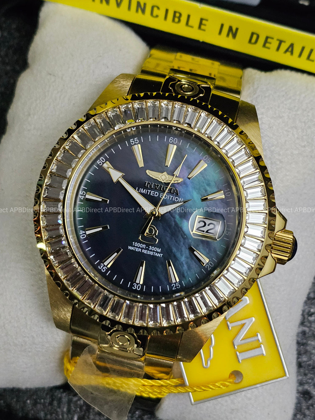 Invicta - Grand Diver #731 Limited Edition Automatic - Black MOP mens watch Pro
