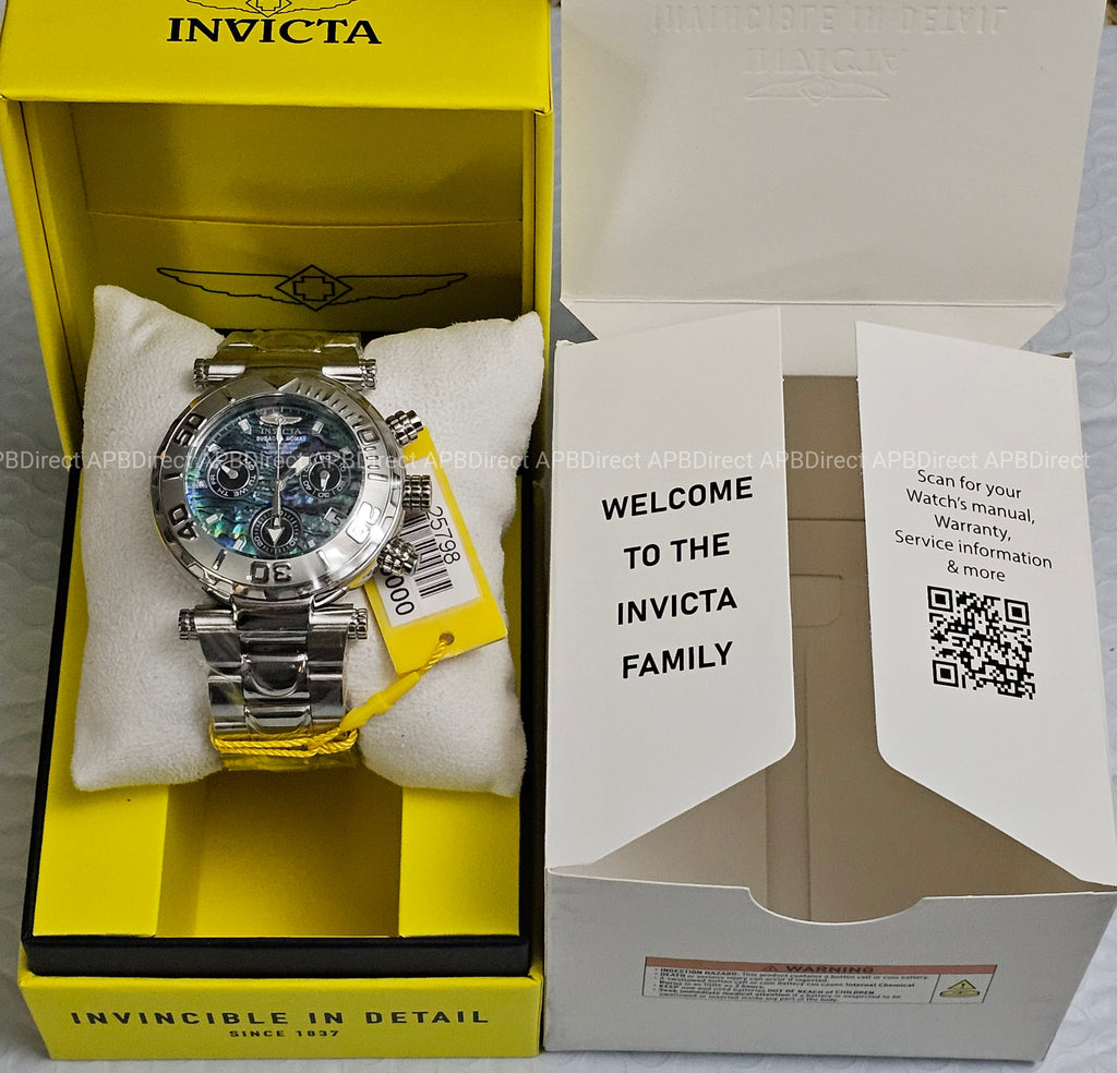 Invicta Subaqua Noma I - Swiss Z60 Limited Edition #905 Abalone Dial mens watch