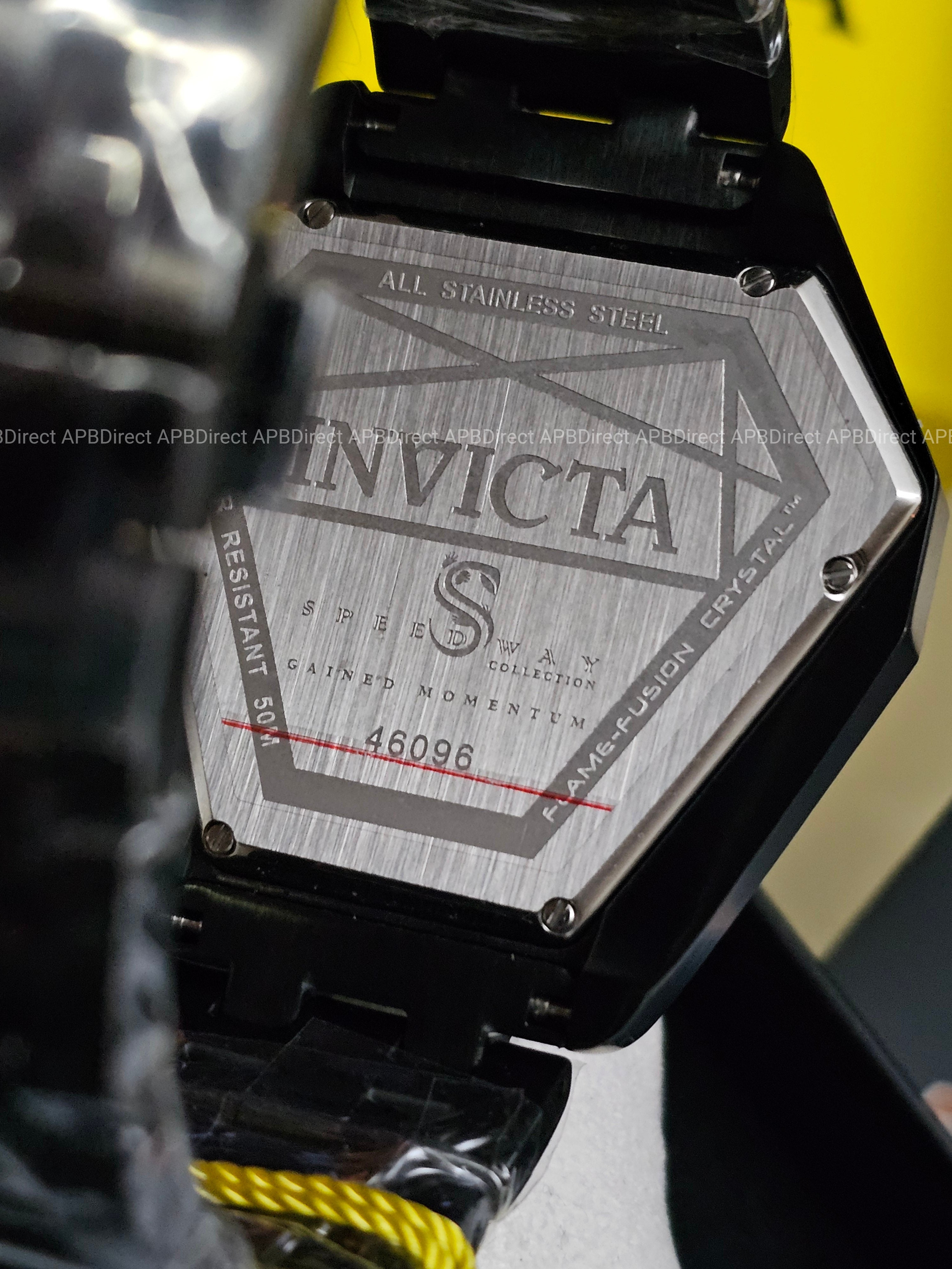 Invicta - Speedway Swiss Z60 Chronograph Black / Blue Dial Mens Watch