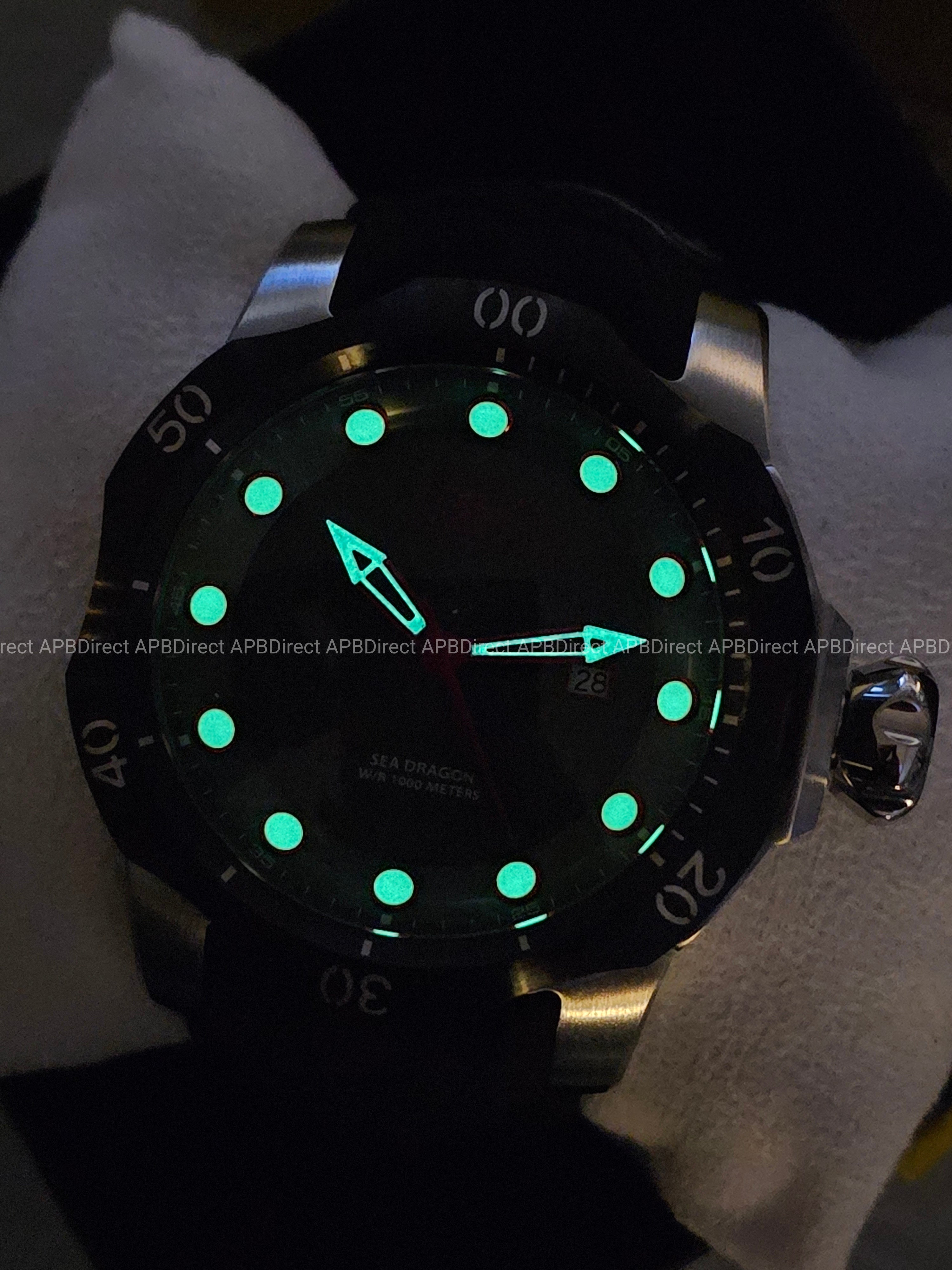 Invicta - VENOM - Sea DRAGON 💧  1000m WR Swiss 515 - Black RED - mens watch