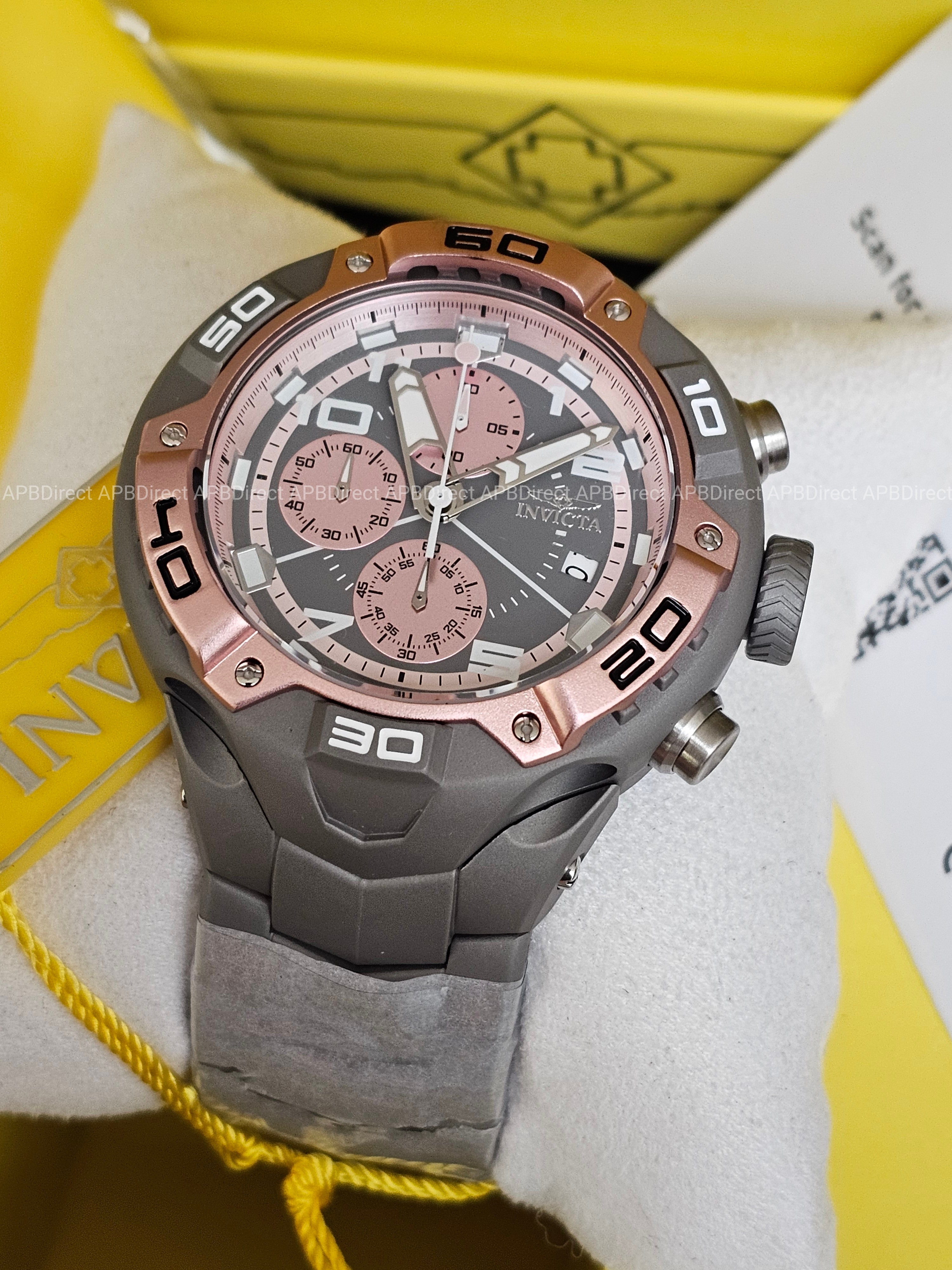 Invicta - Speedway ELITE Shot-Blasted Finish Case & Bracelet Chronograph watch